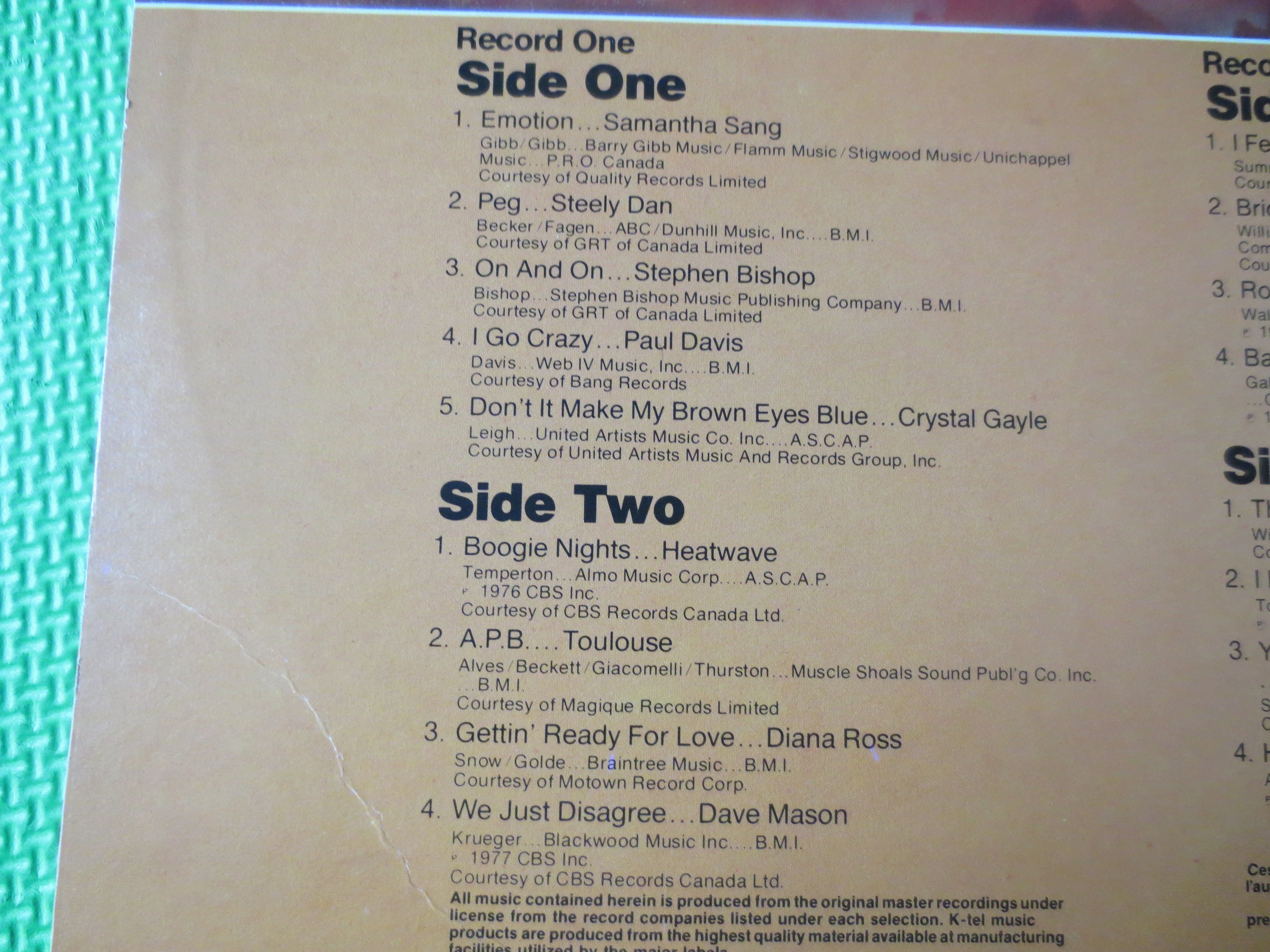 K-Tel – Music Magic (1977) Vinyl 2xLP