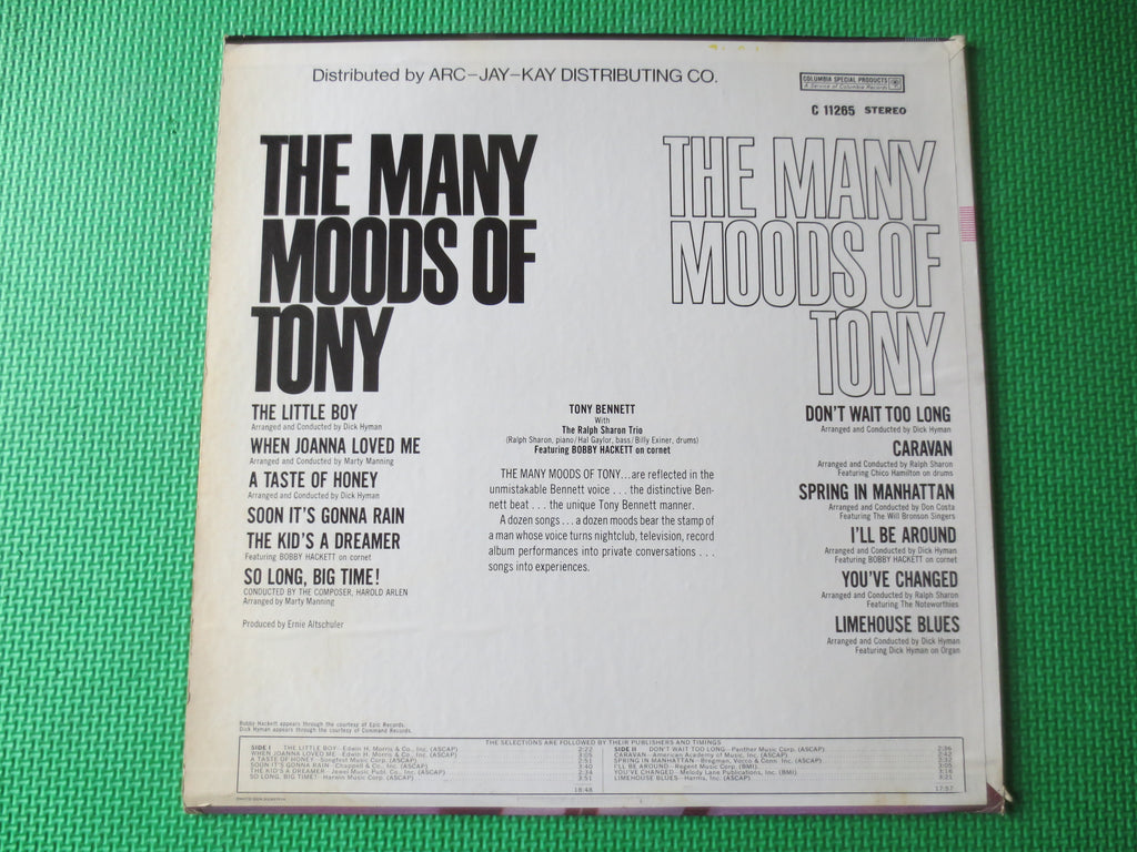 Tony Bennett – The Many Moods of Tony (1977) Vinyl LP