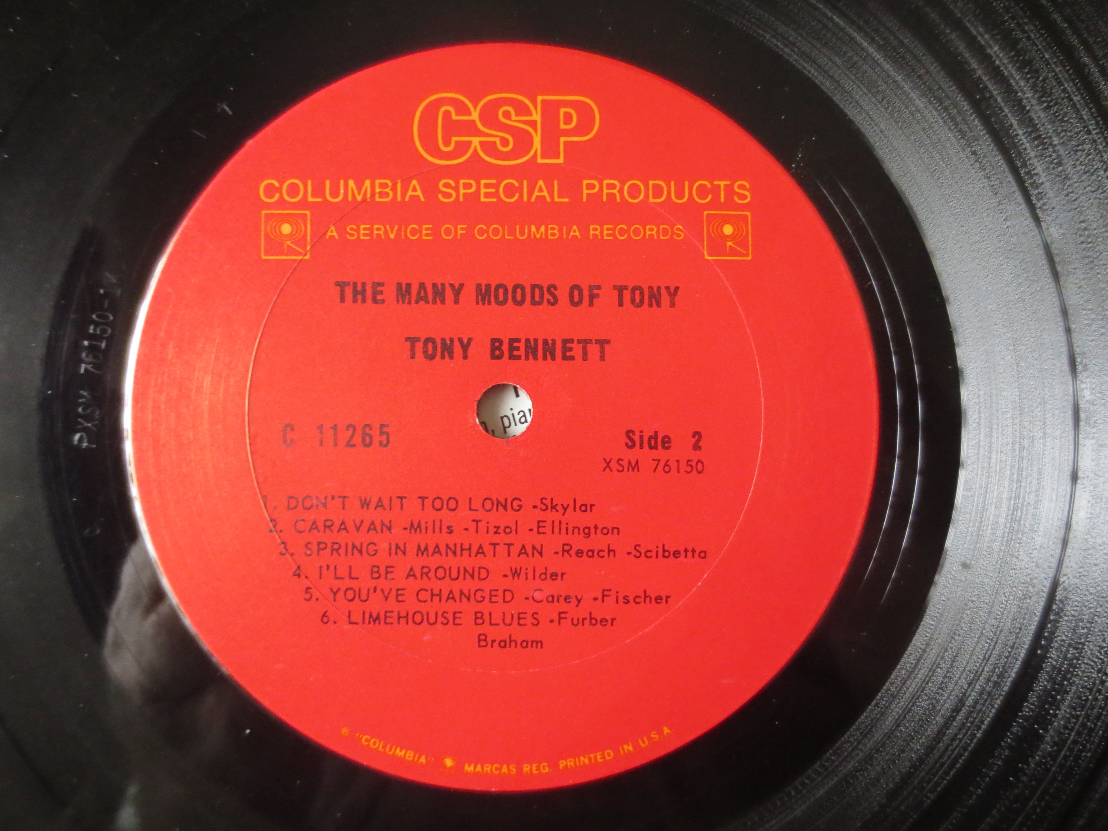 Tony Bennett – The Many Moods of Tony (1977) Vinyl LP
