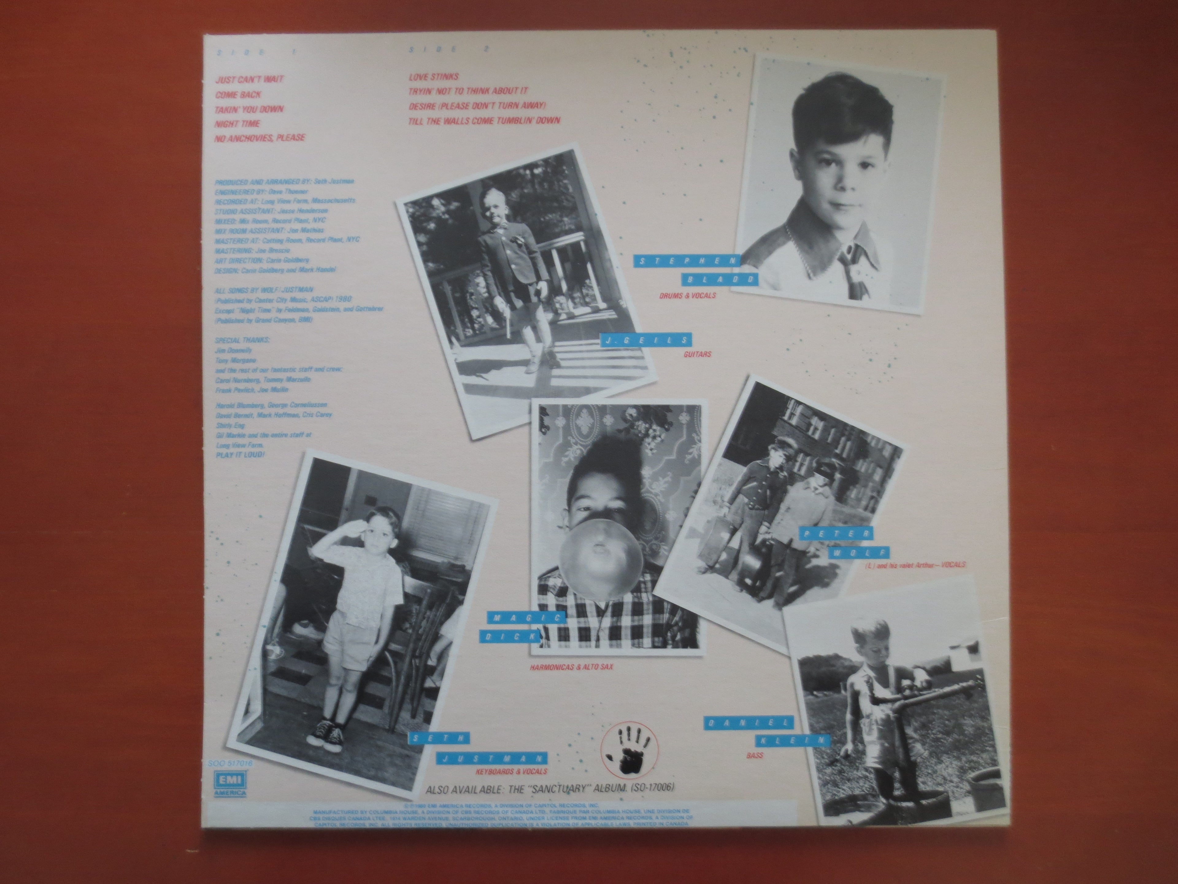 The J. GEILS BAND, Love Stinks, Vintage Album, 1980 Record, Vinyl Lp
