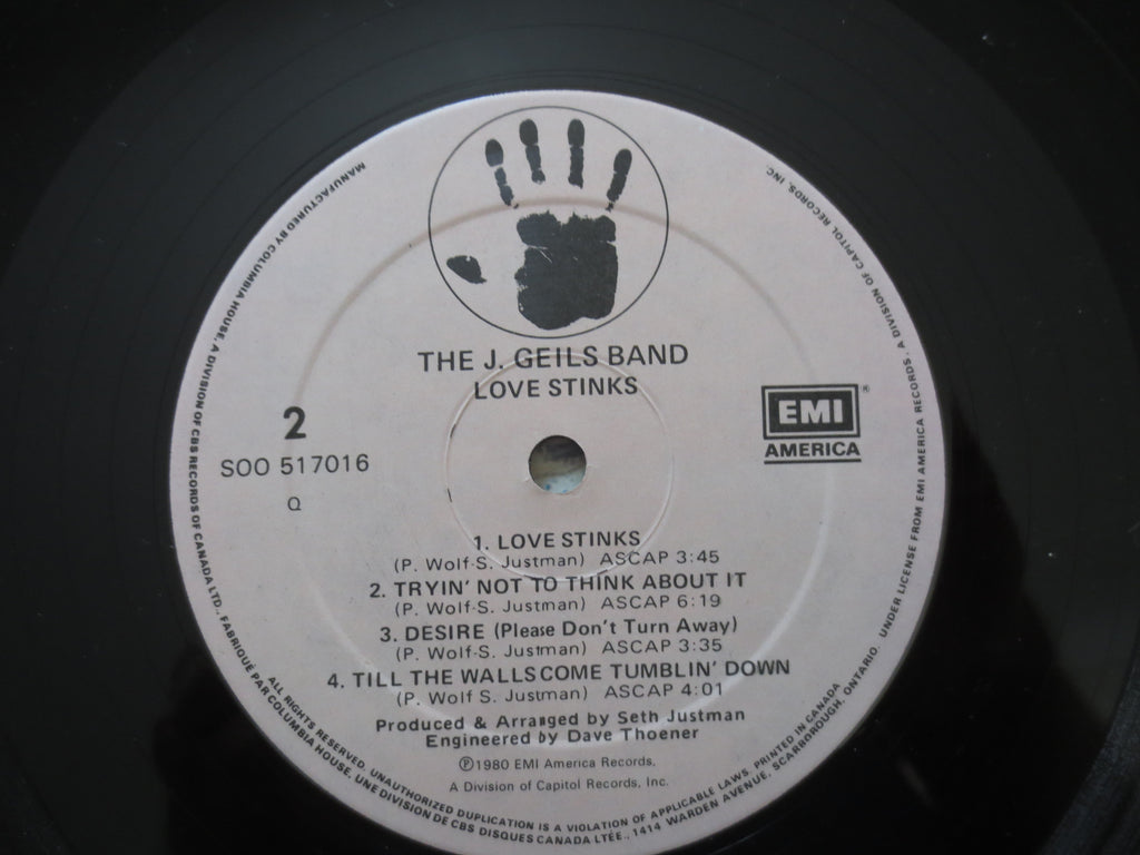 The J. Geils Band – Love Stinks (1980) Vinyl LP