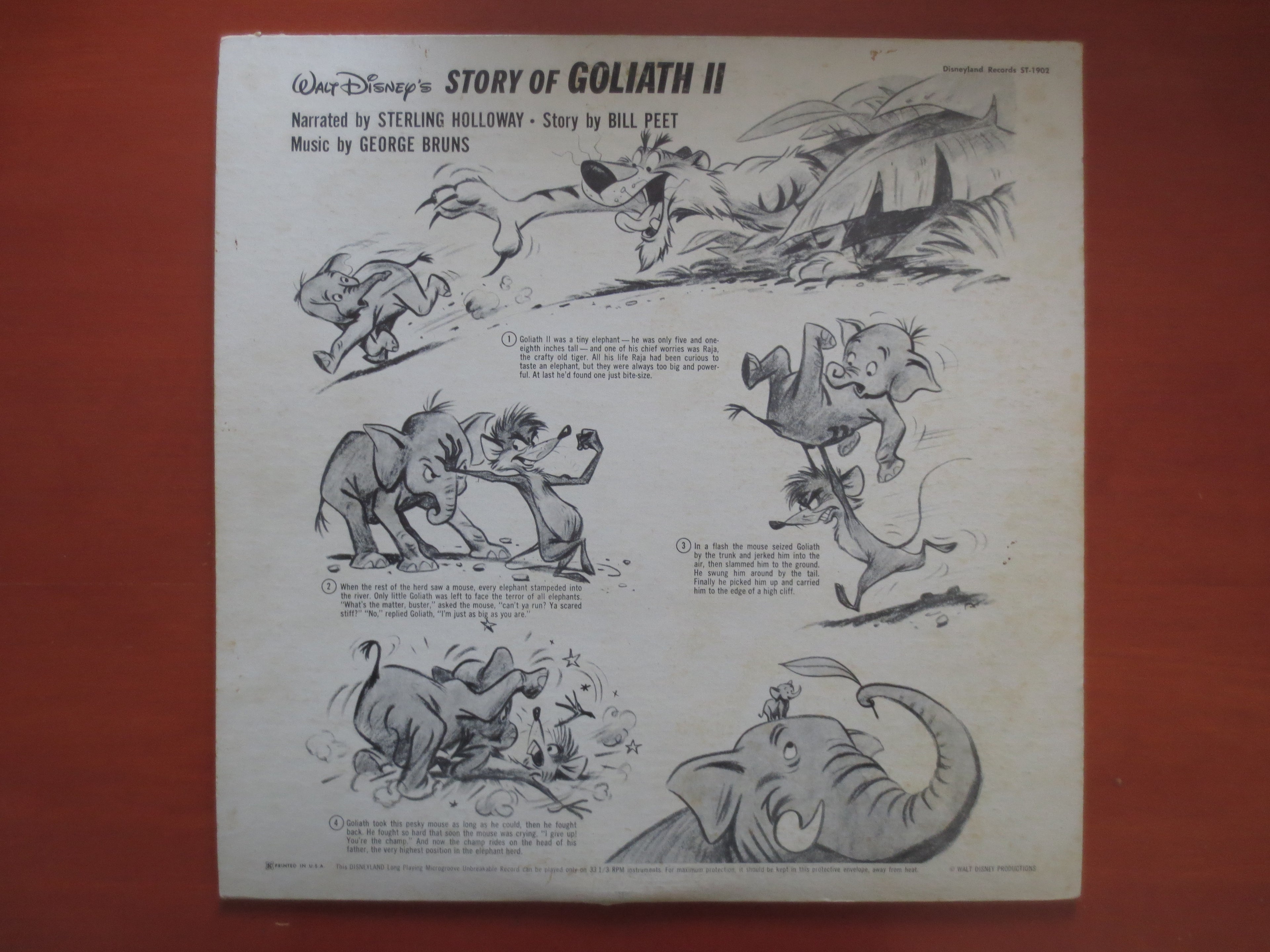 Disneyland – Goliath II (1965) Vinyl LP