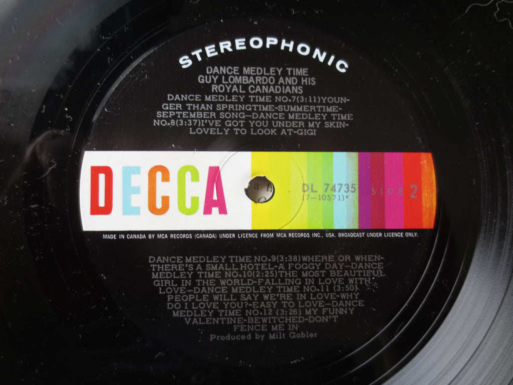 Guy Lombardo – Dance Medley (1980) Vinyl LP