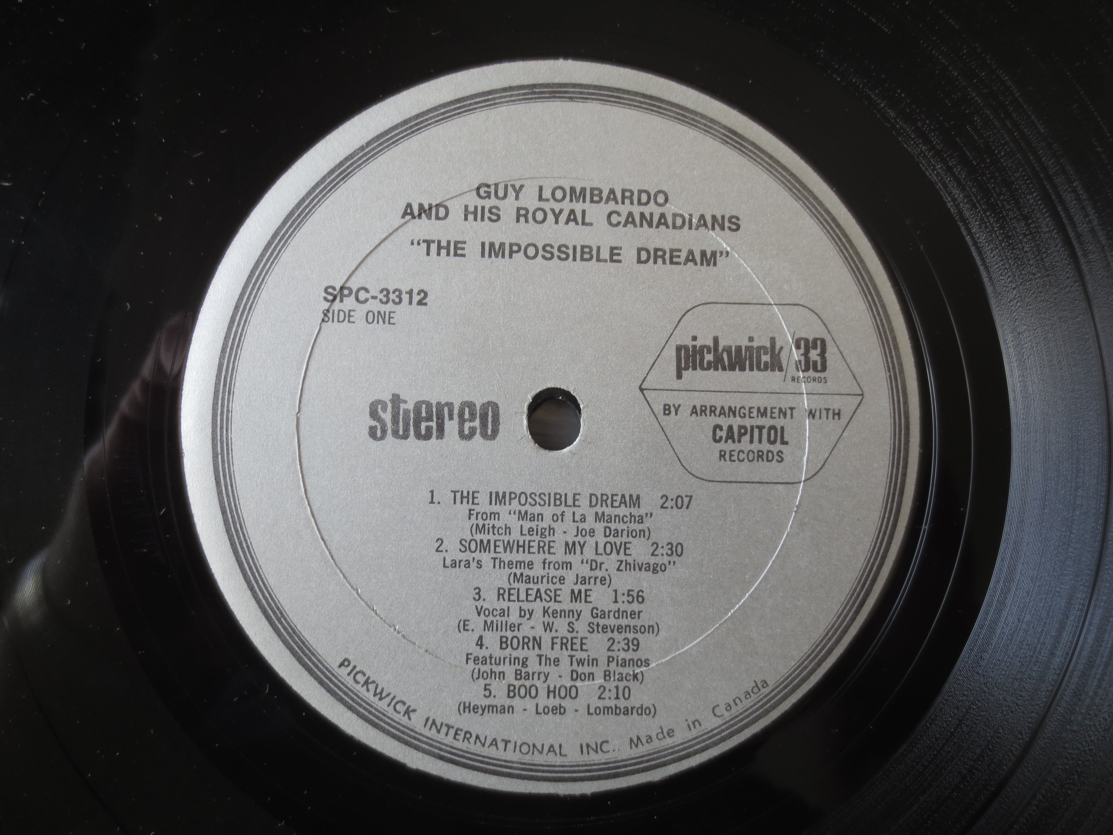 Guy Lombardo – The Impossible Dream (1971) Vinyl LP