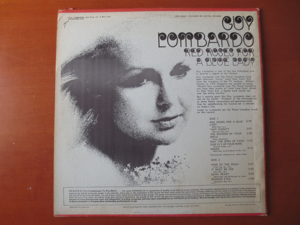 Guy Lombardo – Red Roses for a Blue Lady (1971) Vinyl LP