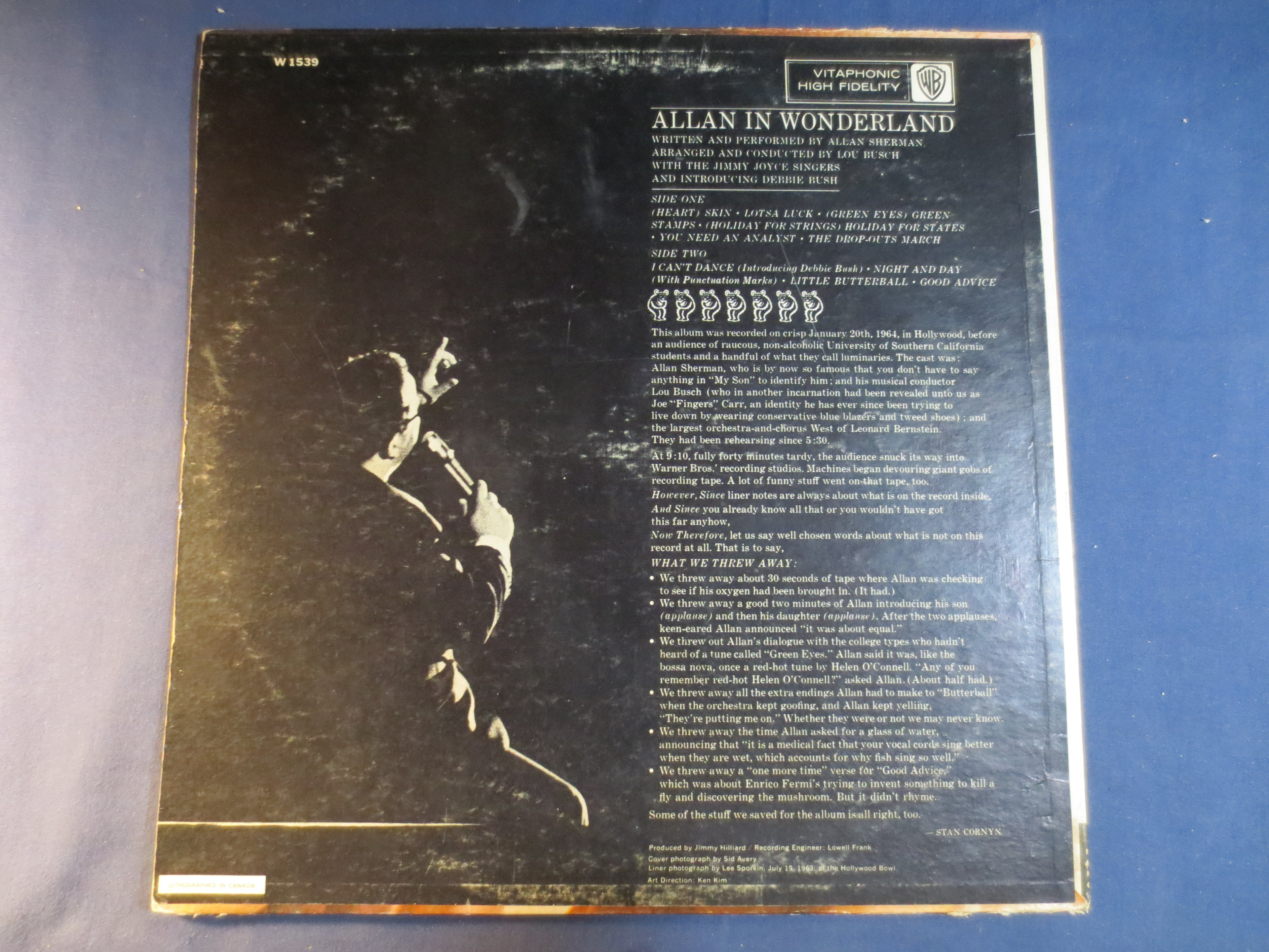 Allan Sherman – Allan in Wonderland (1964) Vinyl LP
