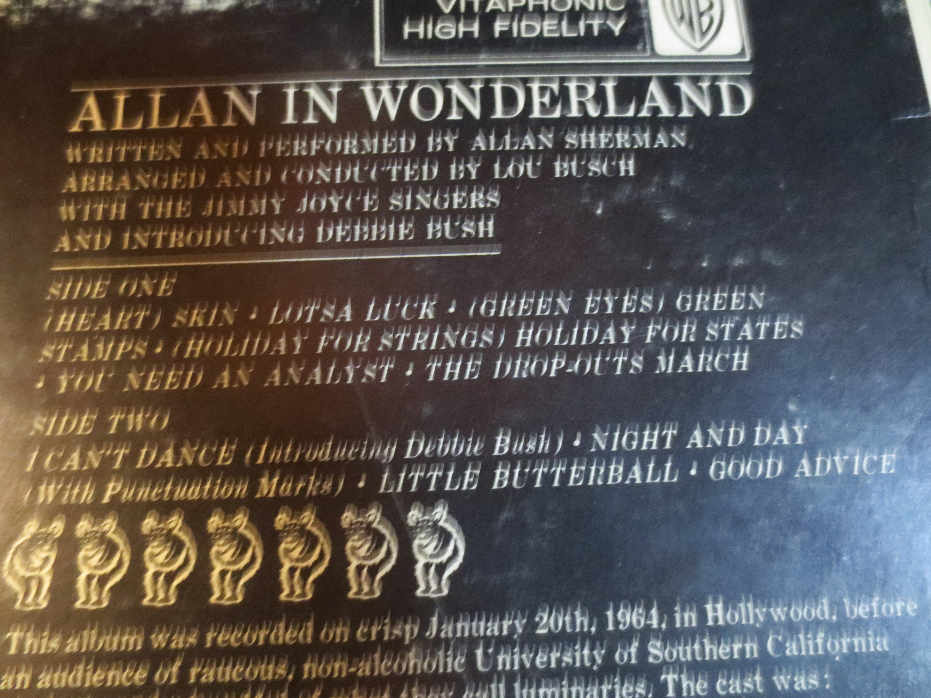 Allan Sherman – Allan in Wonderland (1964) Vinyl LP
