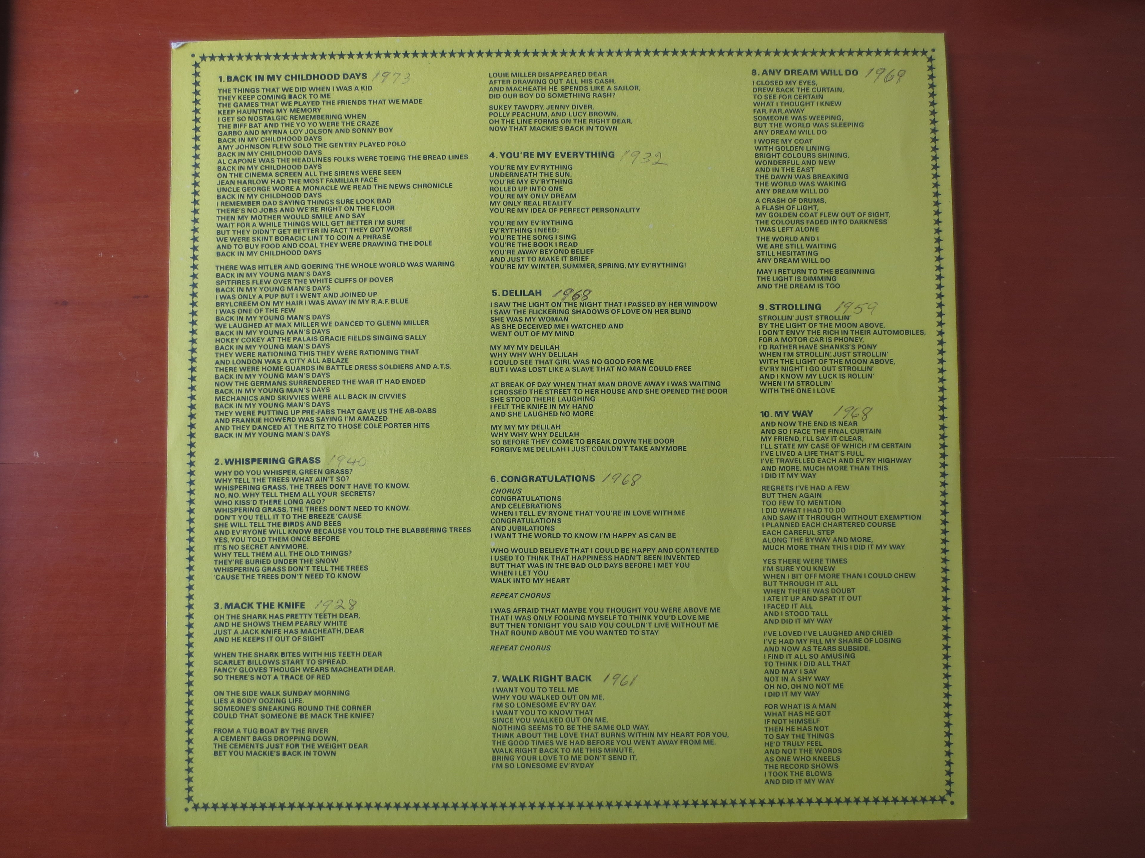 Max Bygraves – Lingalongamax (1977) Vinyl LP