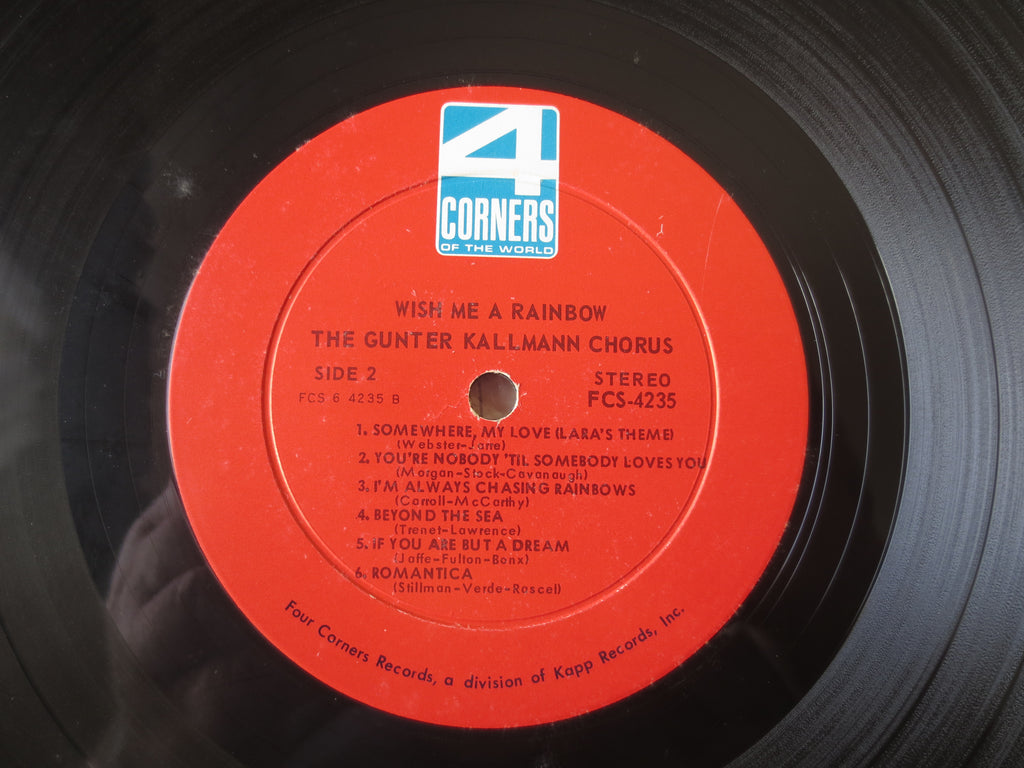 Günter Kallmann Chorus – Wish Me a Rainbow (1966) Vinyl LP