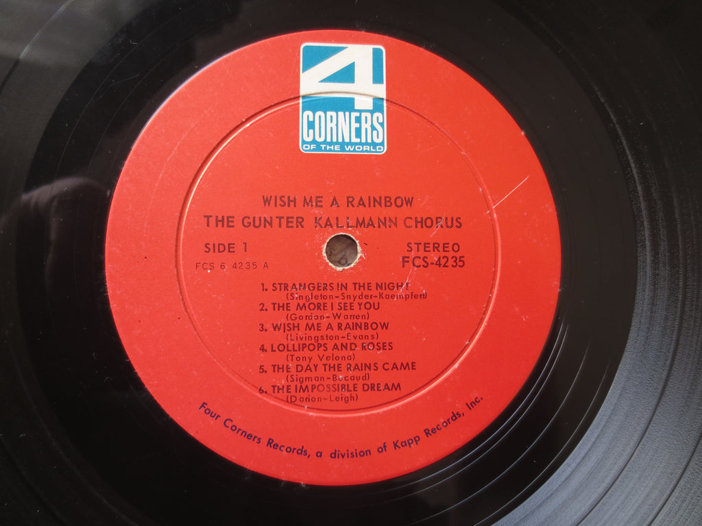 Günter Kallmann Chorus – Wish Me a Rainbow (1966) Vinyl LP