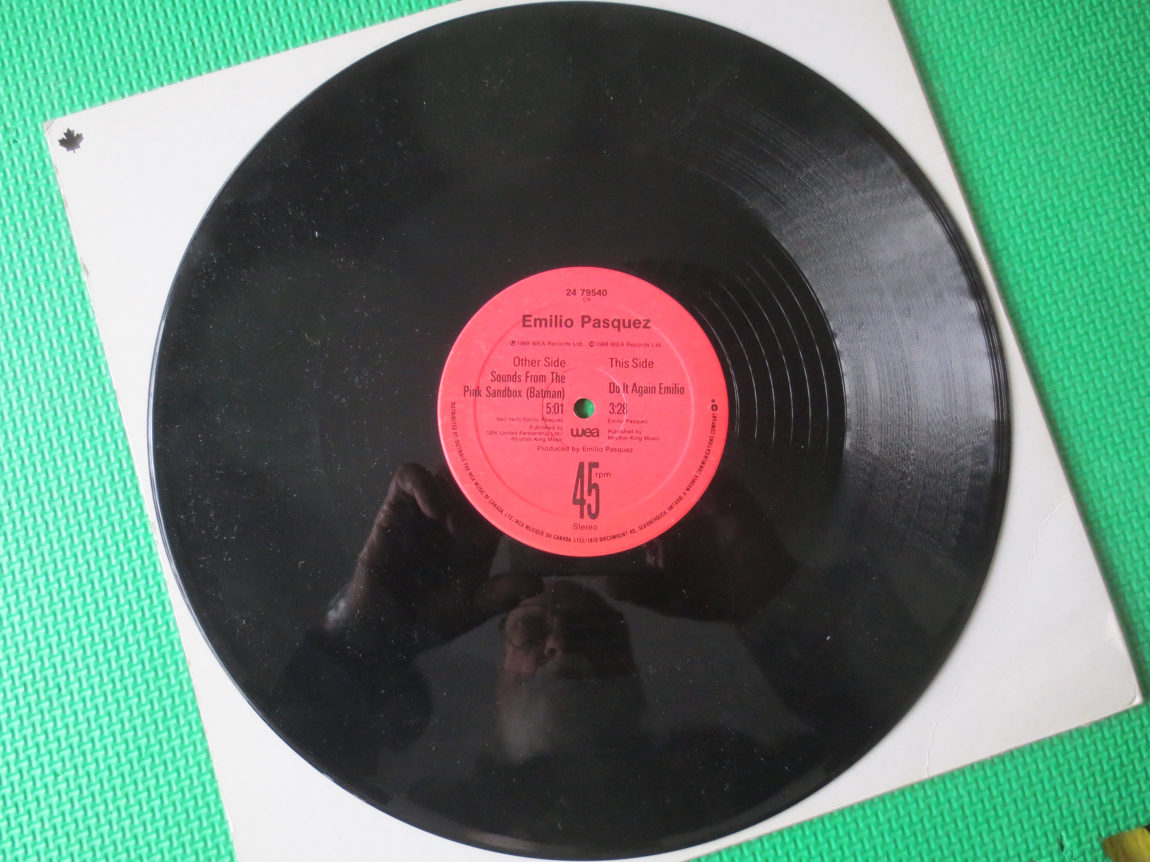 Emilio Pasquez – Batman / Sounds from the Pink Sandbox (1988) Vinyl EP