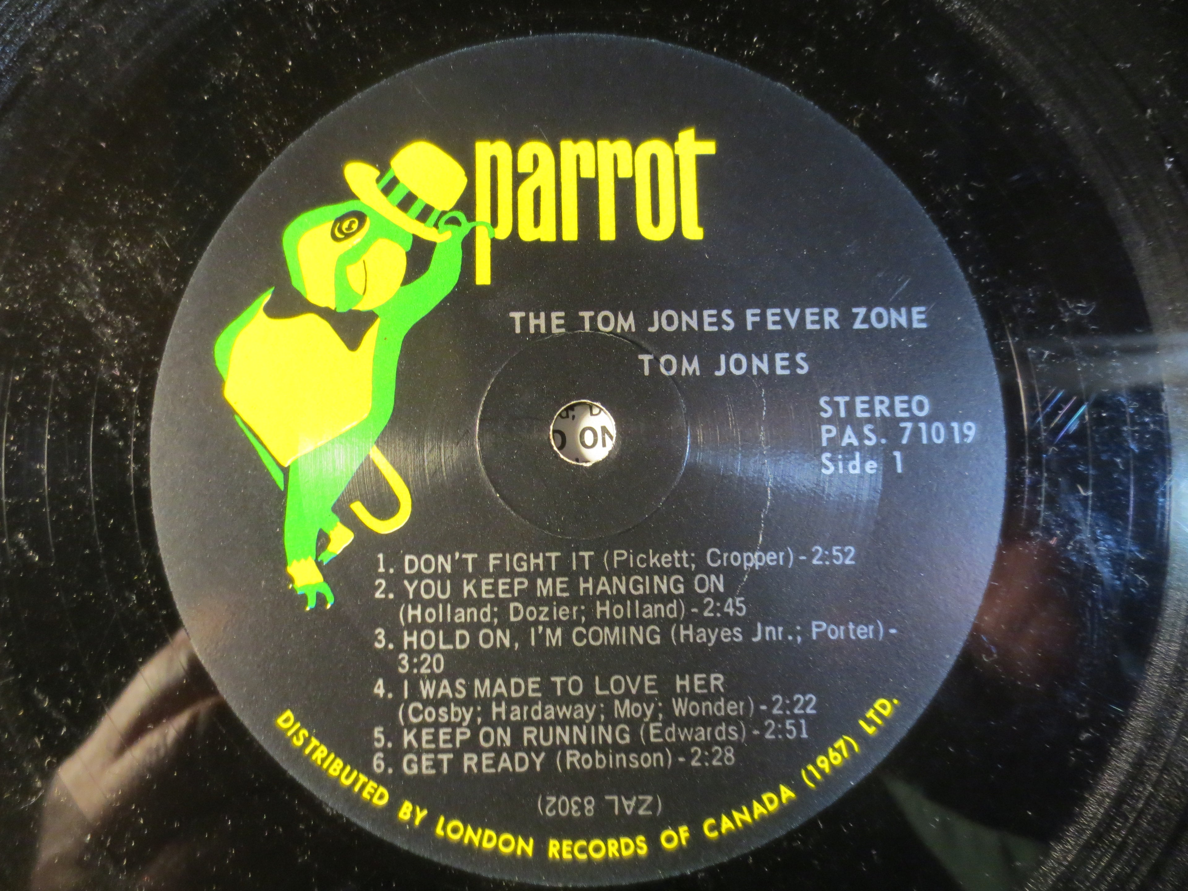 Tom Jones – Fever Zone (1967) Vinyl LP