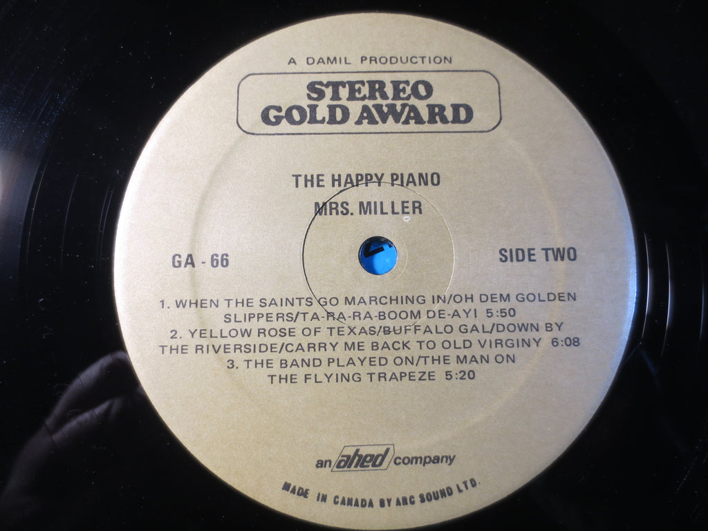 Mrs. Miller – The Happy Piano (1973) Vinyl LP