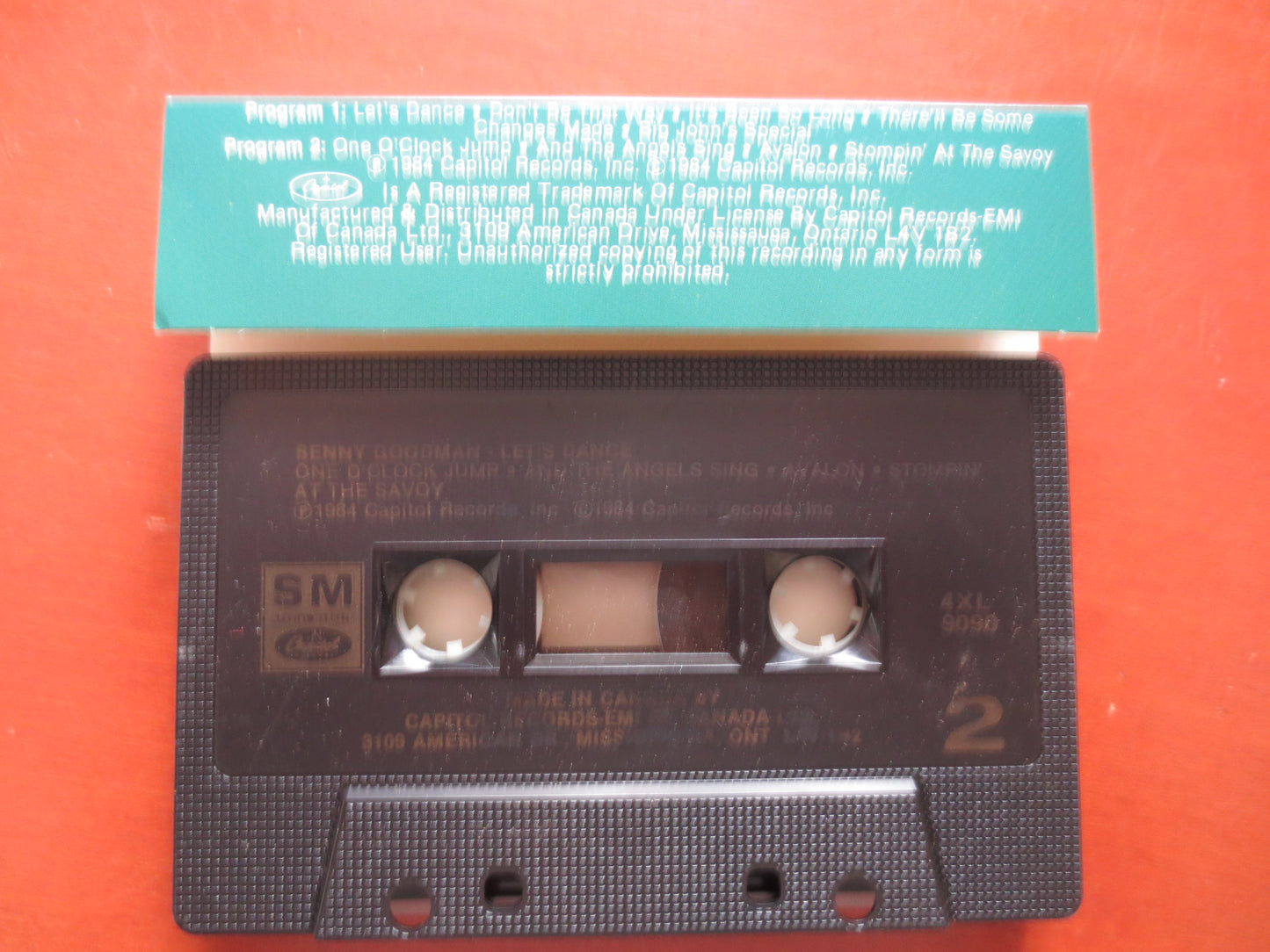 BENNY GOODMAN Tape, Let's DANCE Album, Benny Goodman, Jazz Music, Jazz Tape, Jazz Cassette, Tape Cassette, 1984 Cassette