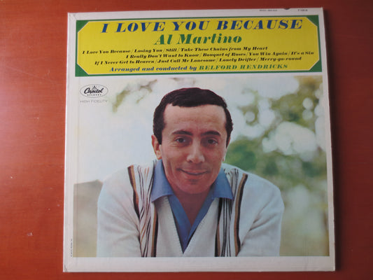 AL MARTINO, I LOVE You Because, Al Martino Album, Al Martino Vinyl, Al Martino Lp, Vinyl, Vinyl Albums, 1963 Records