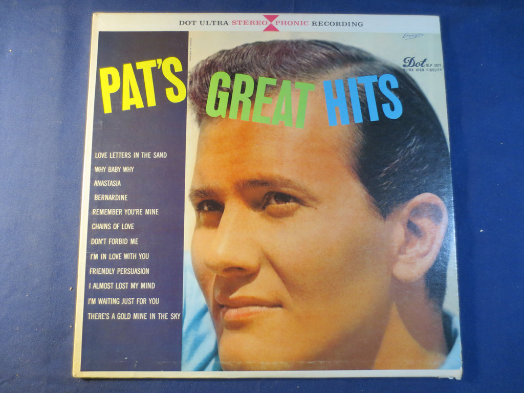 Pat Boone – Pat's Great Hits (1957) Vinyl LP