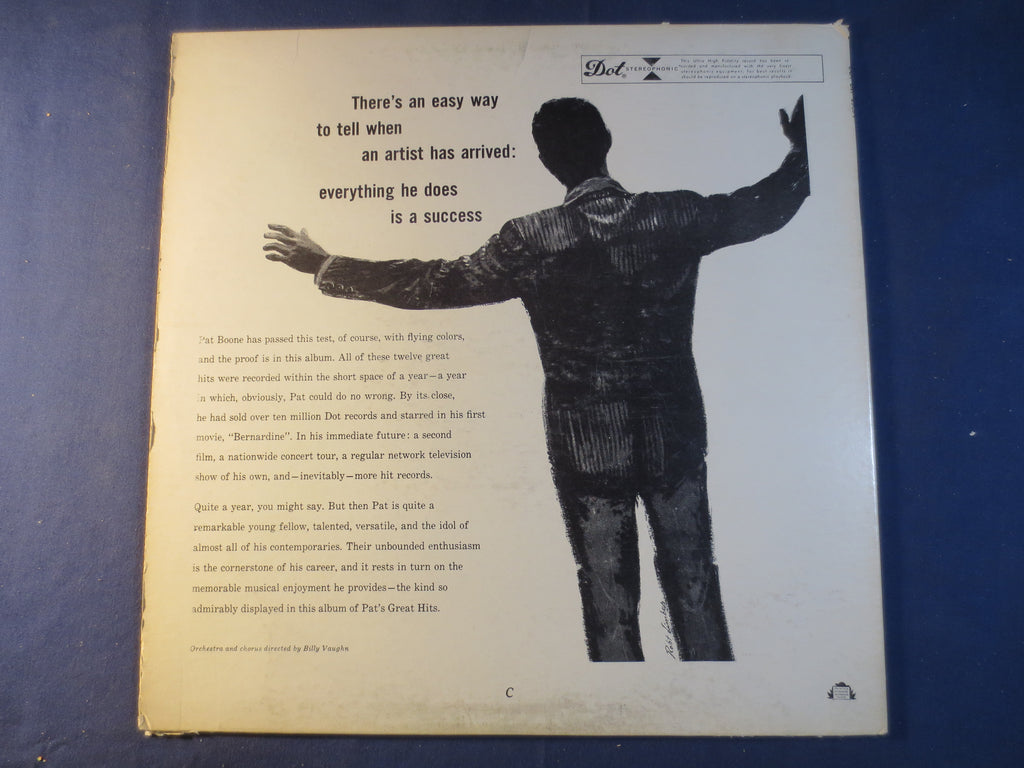 Pat Boone – Pat's Great Hits (1957) Vinyl LP