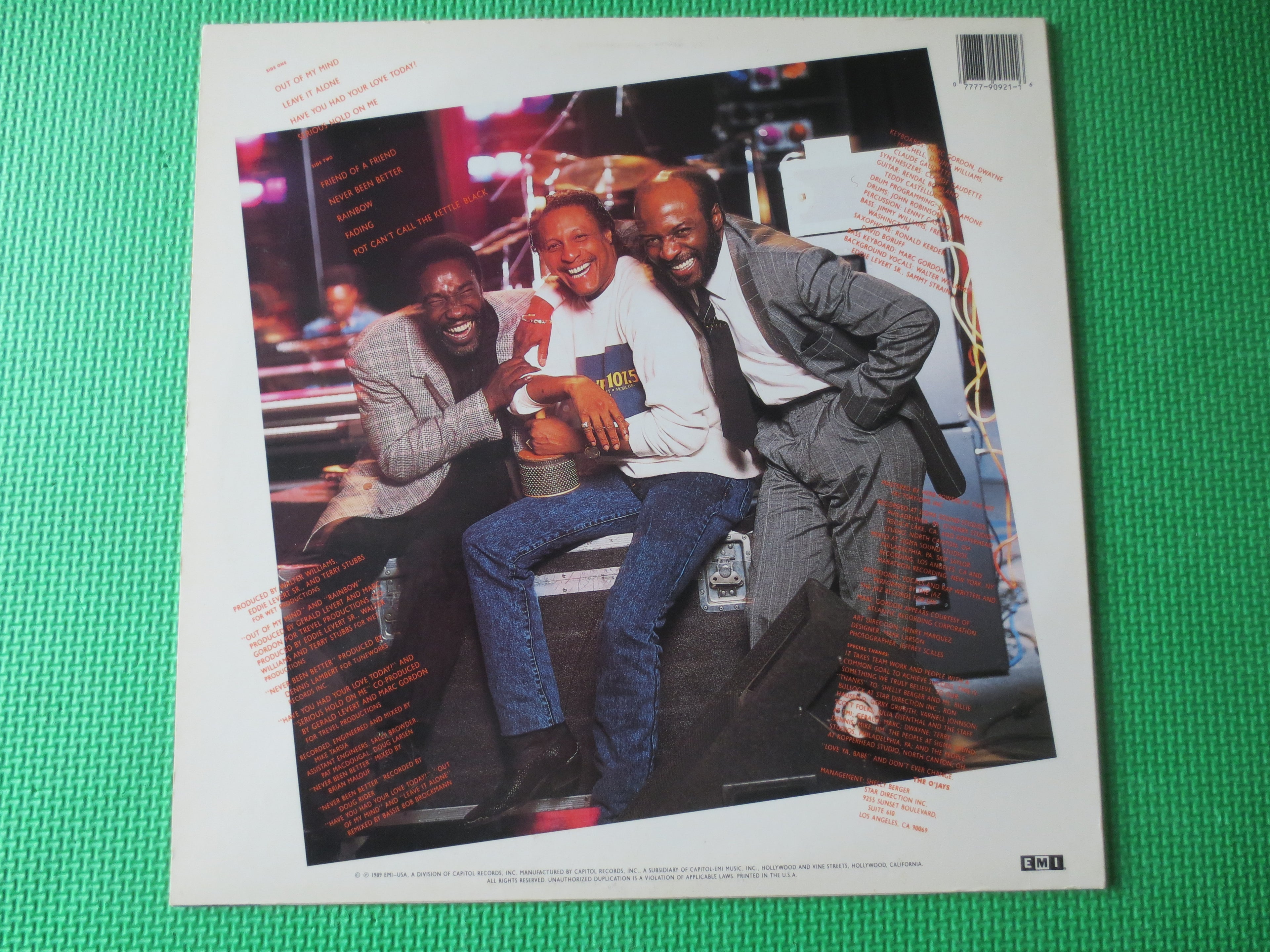 The O'Jays – Serious (1989) Vinyl LP