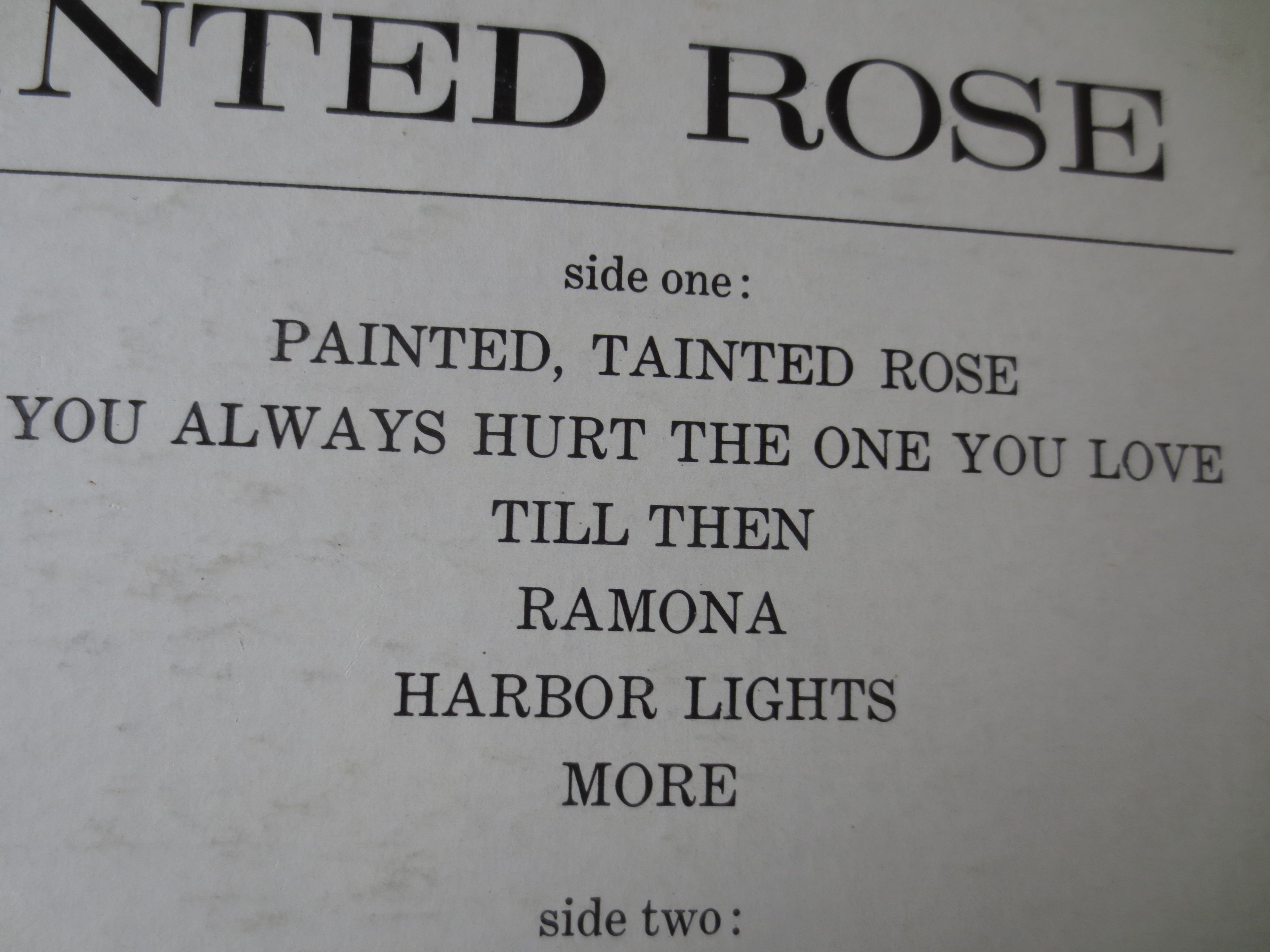 Al Martino – Painted, Tainted Rose (1963) Vinyl LP