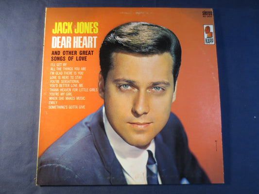 JACK JONES, Dear HEART, Jazz Records, Vintage Vinyl, Records, Vinyl Records, Country Vinyl, Jack Jones Record, 1965 Records