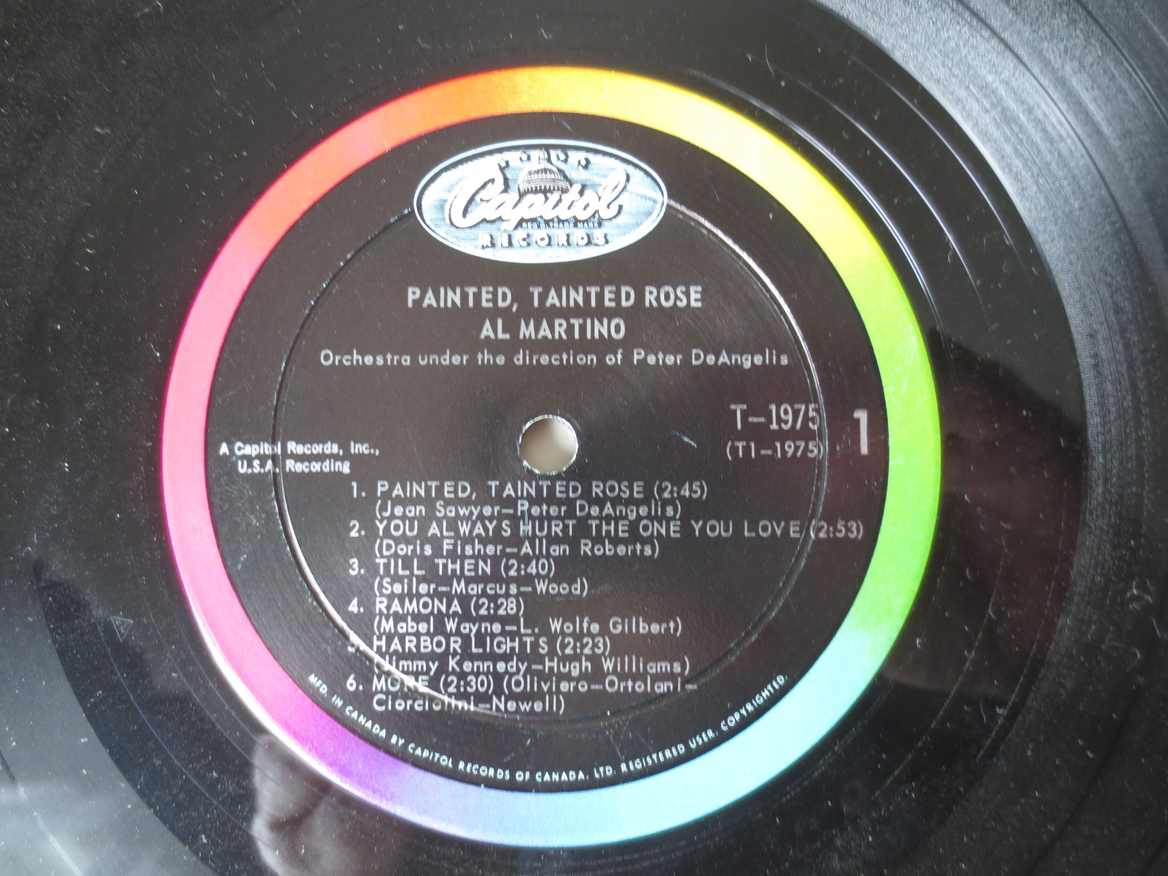 Al Martino – Painted, Tainted Rose (1963) Vinyl LP