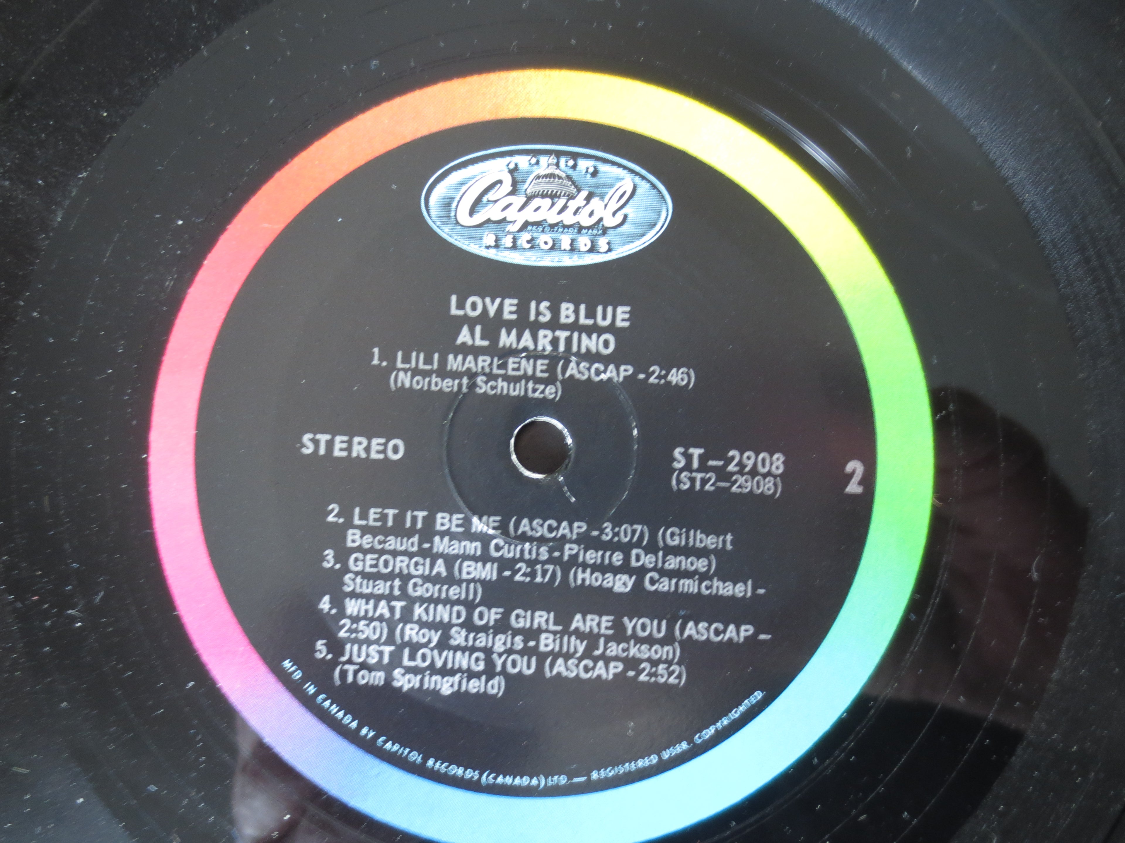 Al Martino – Love Is Blue (1968) Vinyl LP