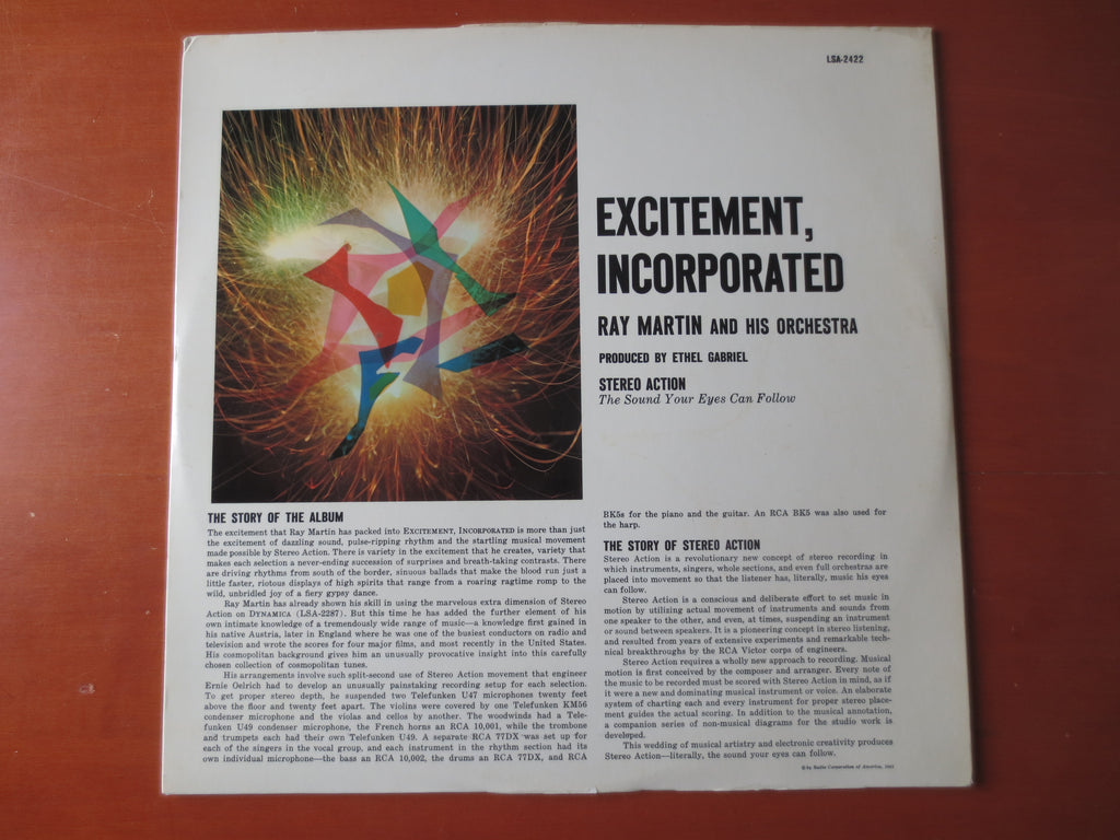 Ray Martin – Excitement Incorporated (1961) Vinyl LP