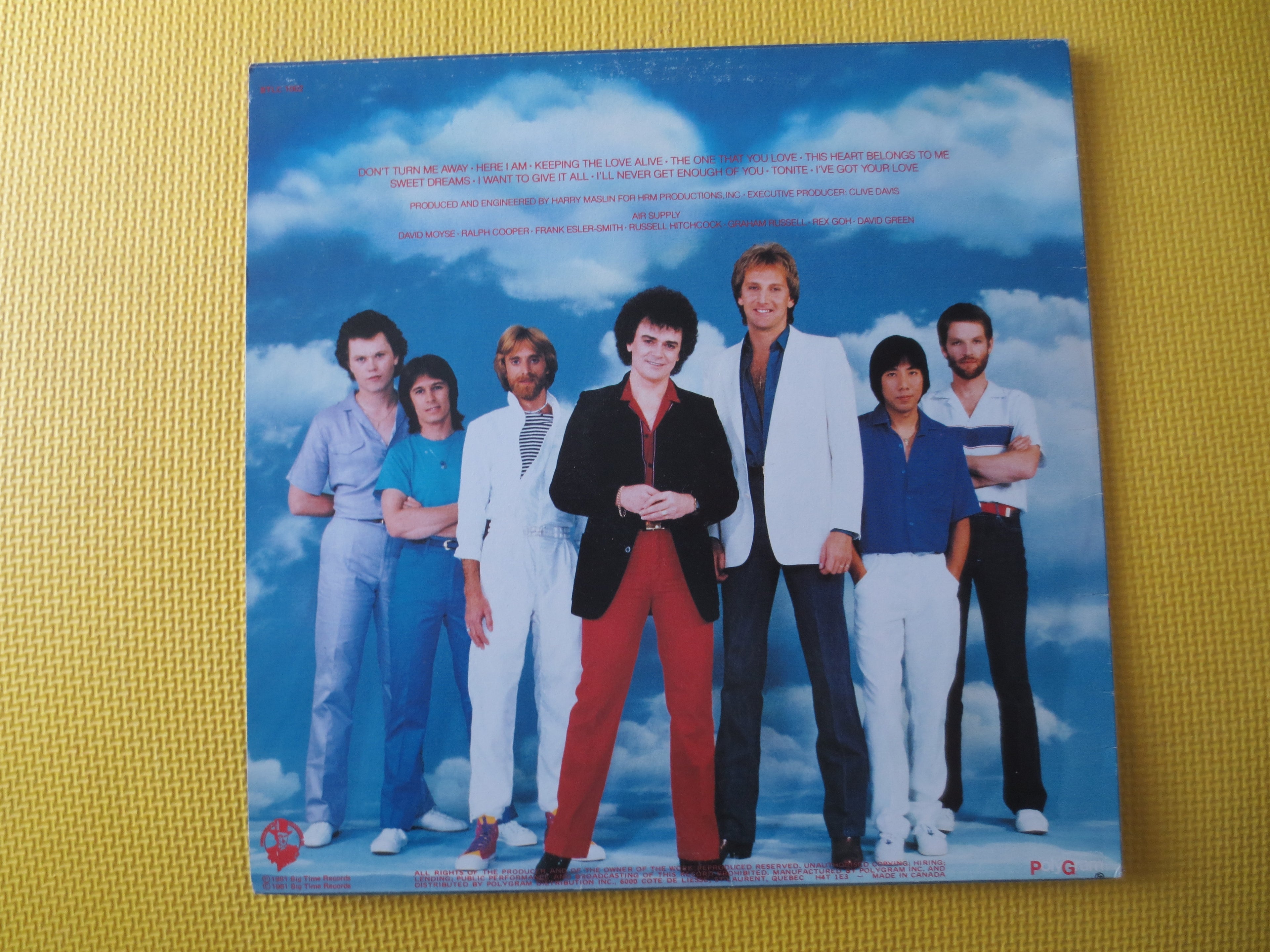 Air Supply – The One That You Love (1981) Vinyl LP