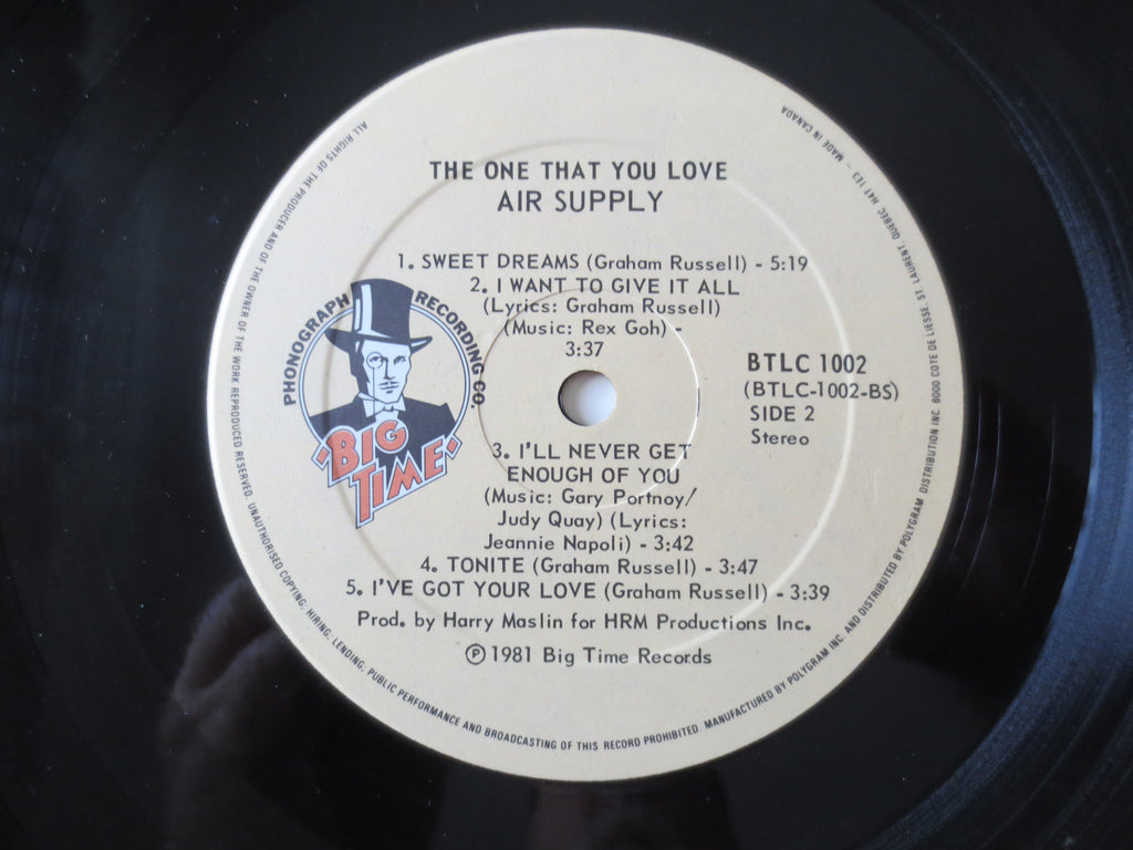 Air Supply – The One That You Love (1981) Vinyl LP