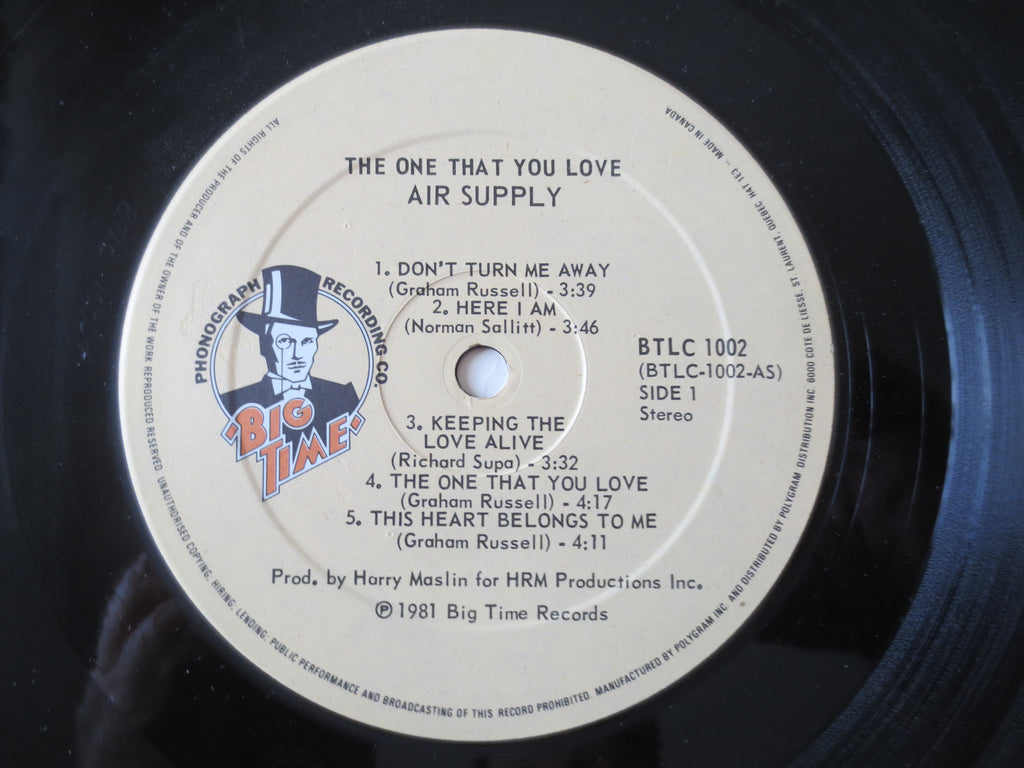 Air Supply – The One That You Love (1981) Vinyl LP