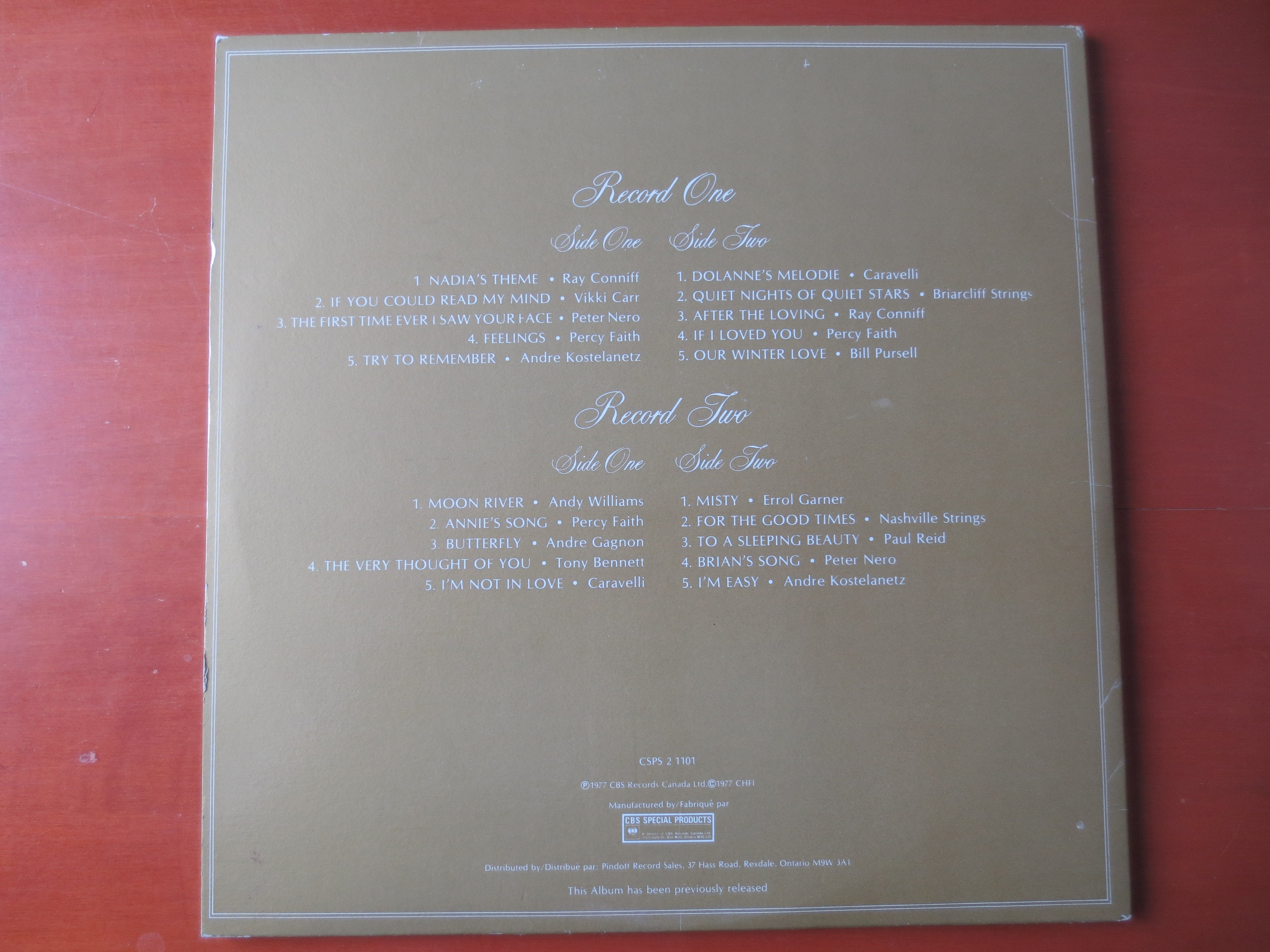 Candlelight and Wine – Romantic Music (1978) Double Vinyl LP