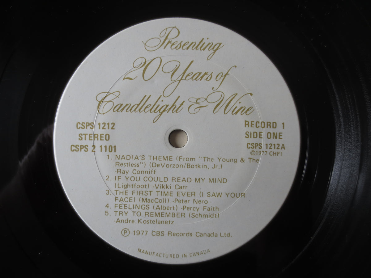 Candlelight and Wine – Romantic Music (1978) Double Vinyl LP