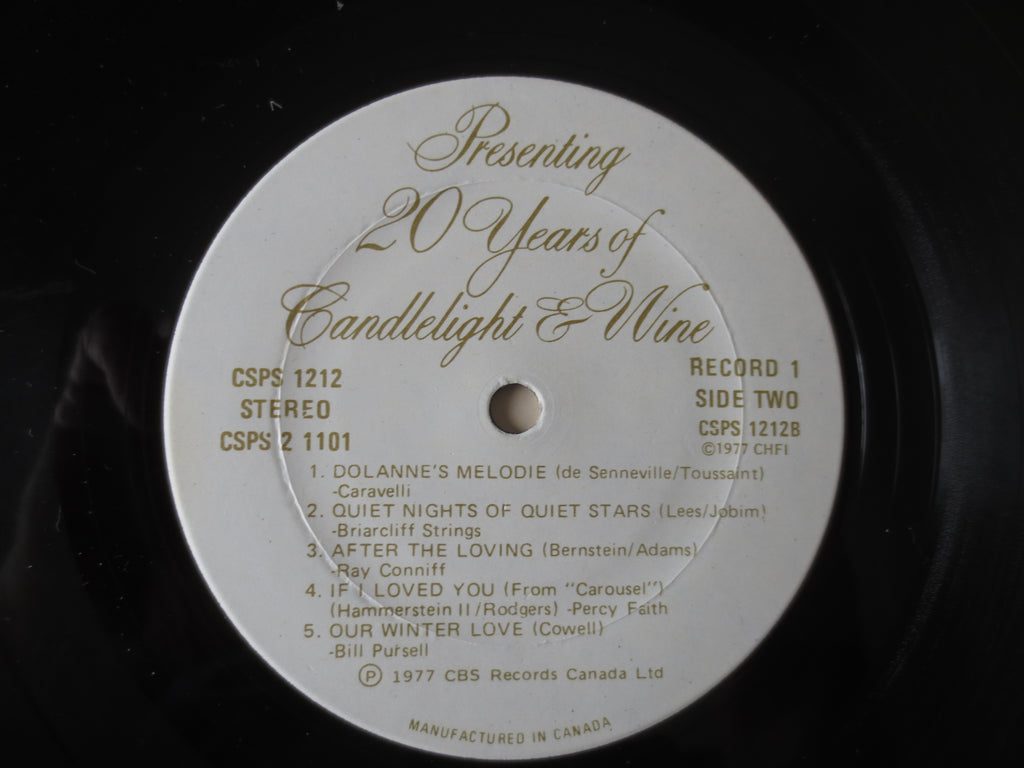 Candlelight and Wine – Romantic Music (1978) Double Vinyl LP