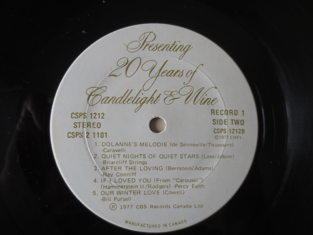 Candlelight and Wine – Romantic Music (1978) Double Vinyl LP