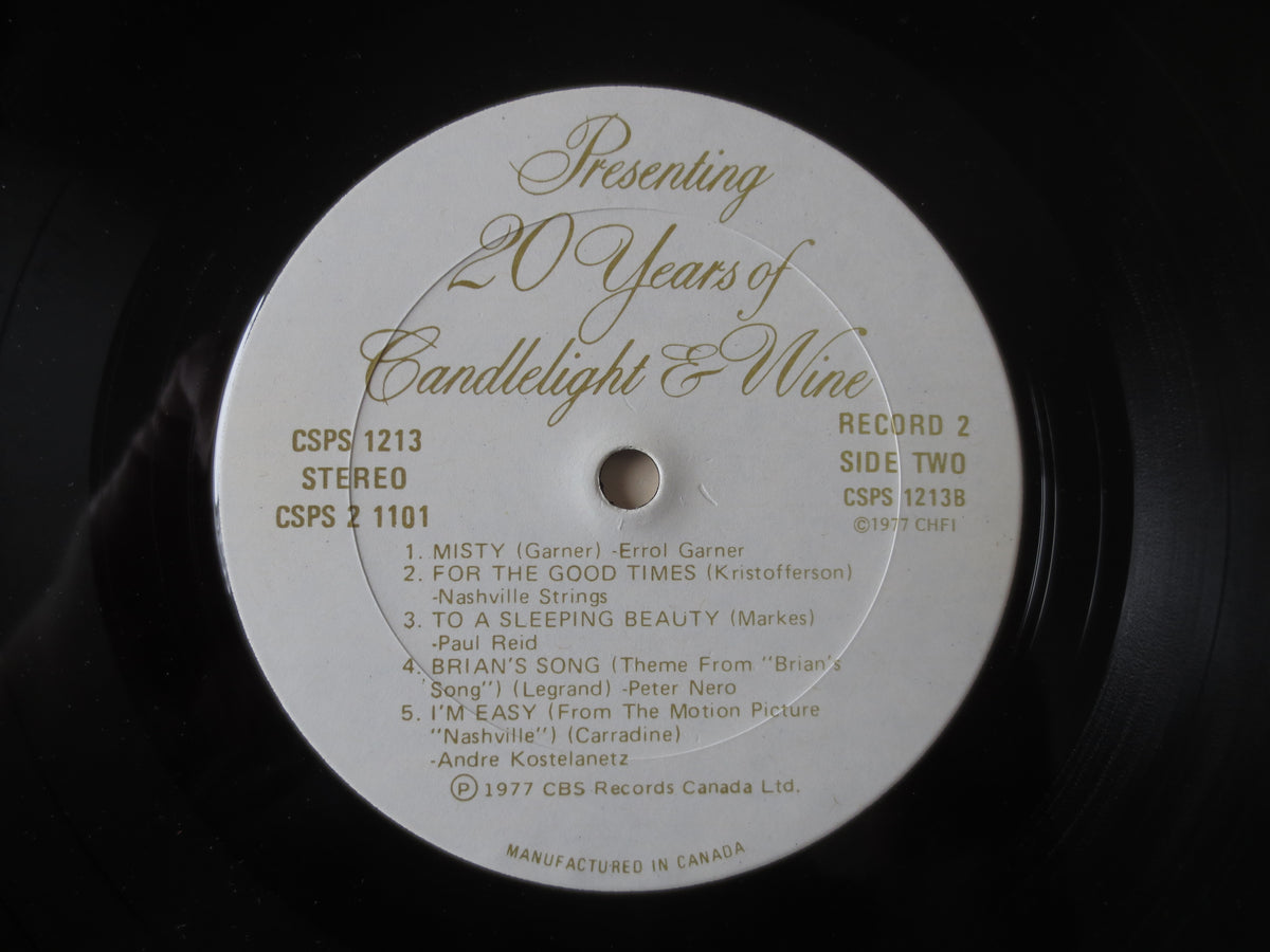 Candlelight and Wine – Romantic Music (1978) Double Vinyl LP