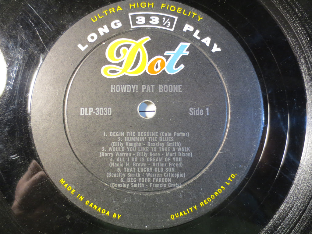 Pat Boone – Howdy (1956) Vinyl LP
