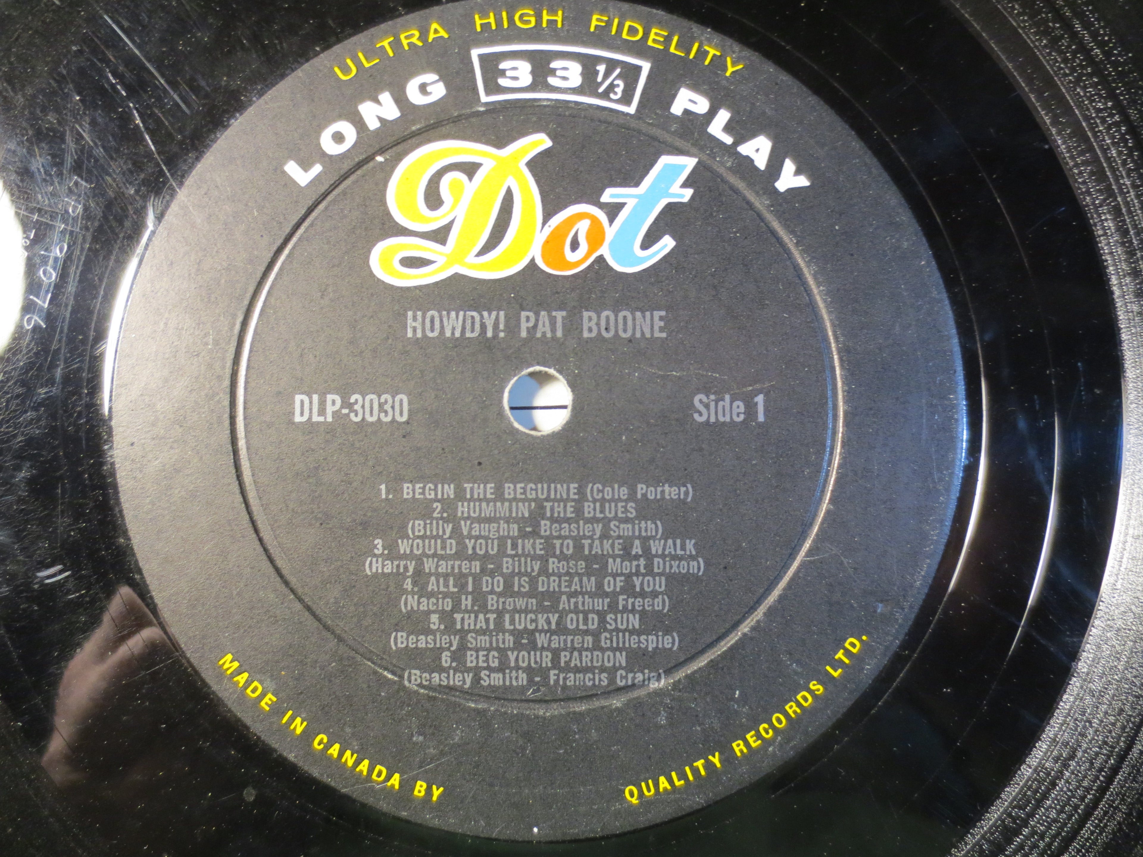 Pat Boone – Howdy (1956) Vinyl LP