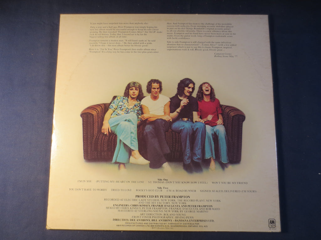 Peter Frampton – I'm in You (1977) Vinyl LP