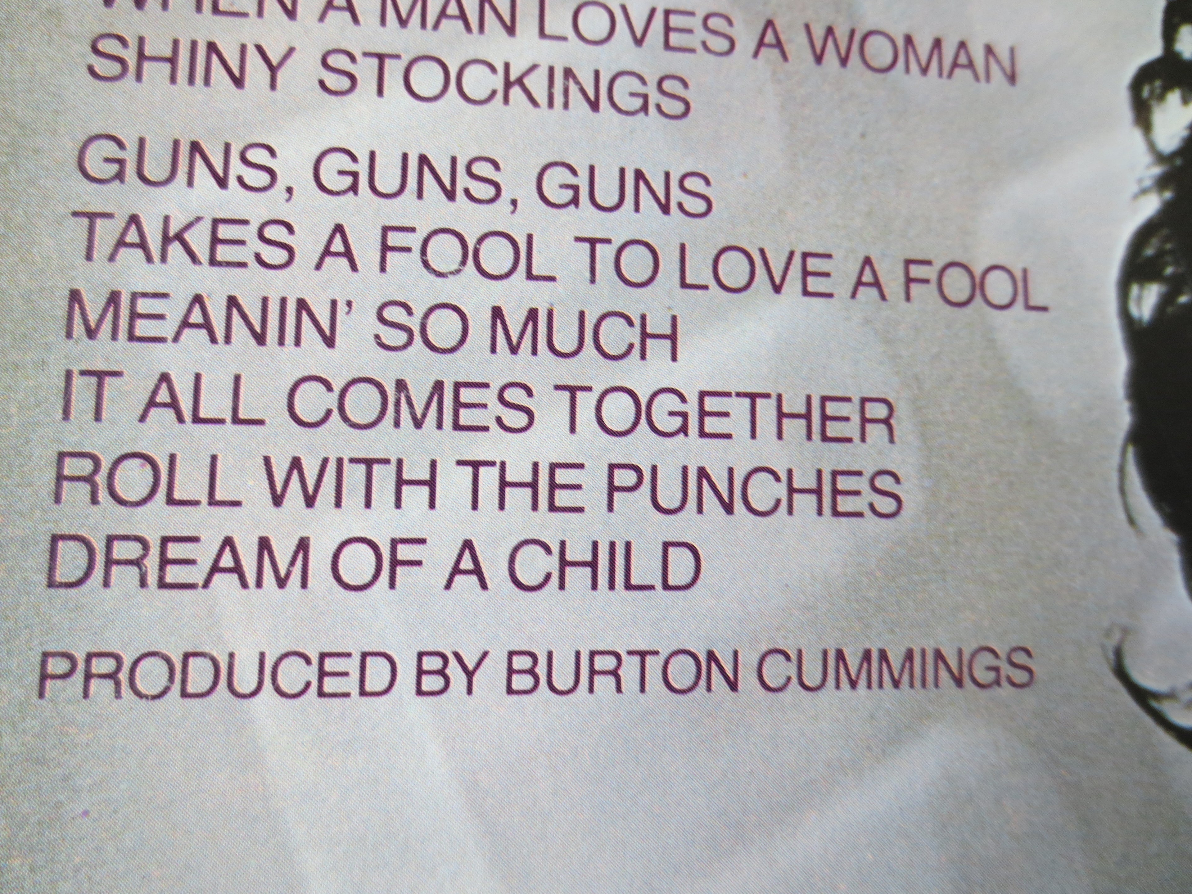 Burton Cummings – Dream of a Child (1978) Vinyl LP