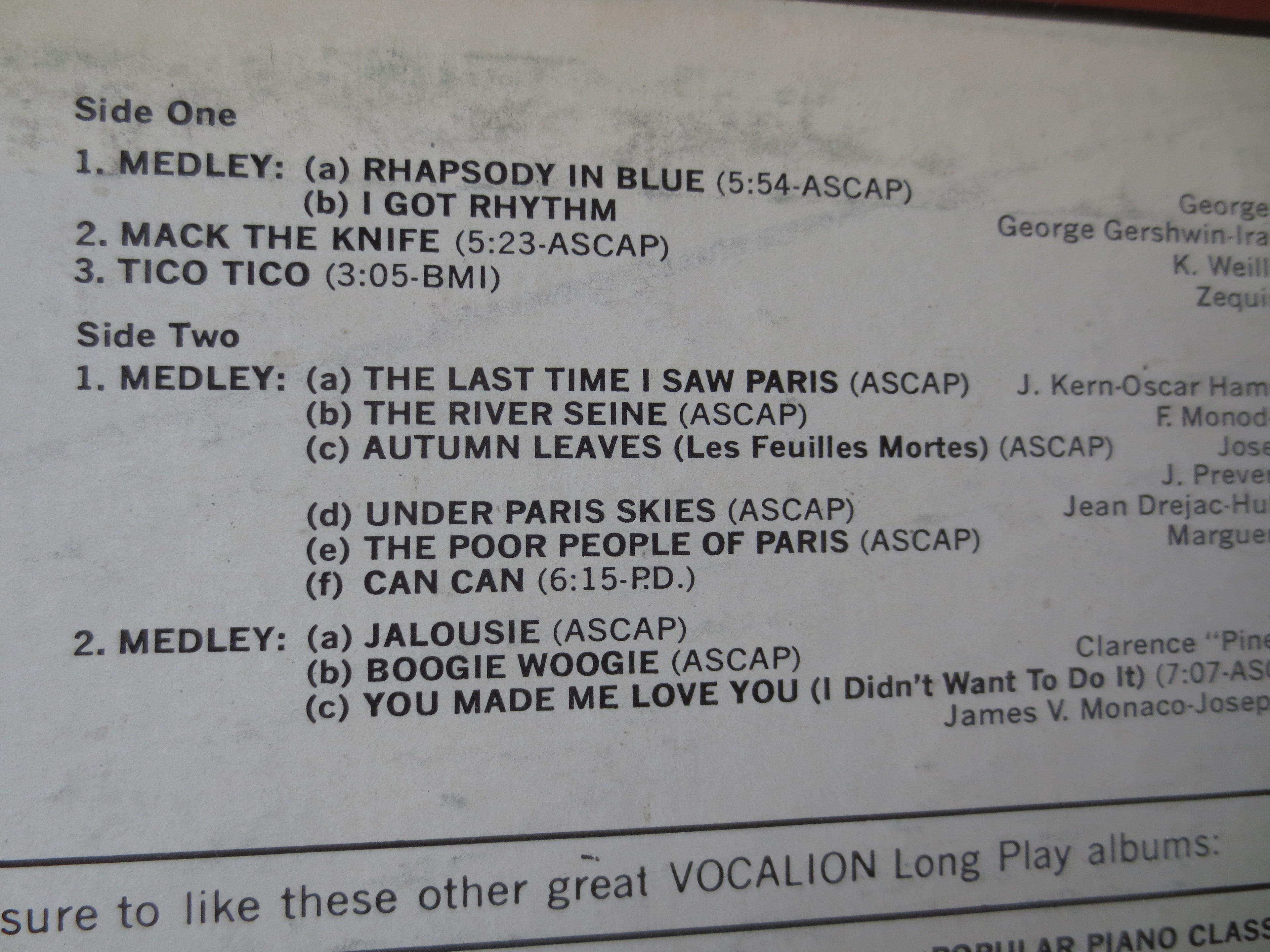 Liberace – Here's Liberace (1965) Vinyl LP