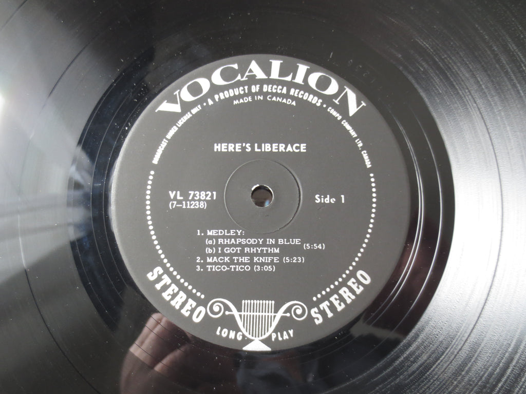 Liberace – Here's Liberace (1965) Vinyl LP