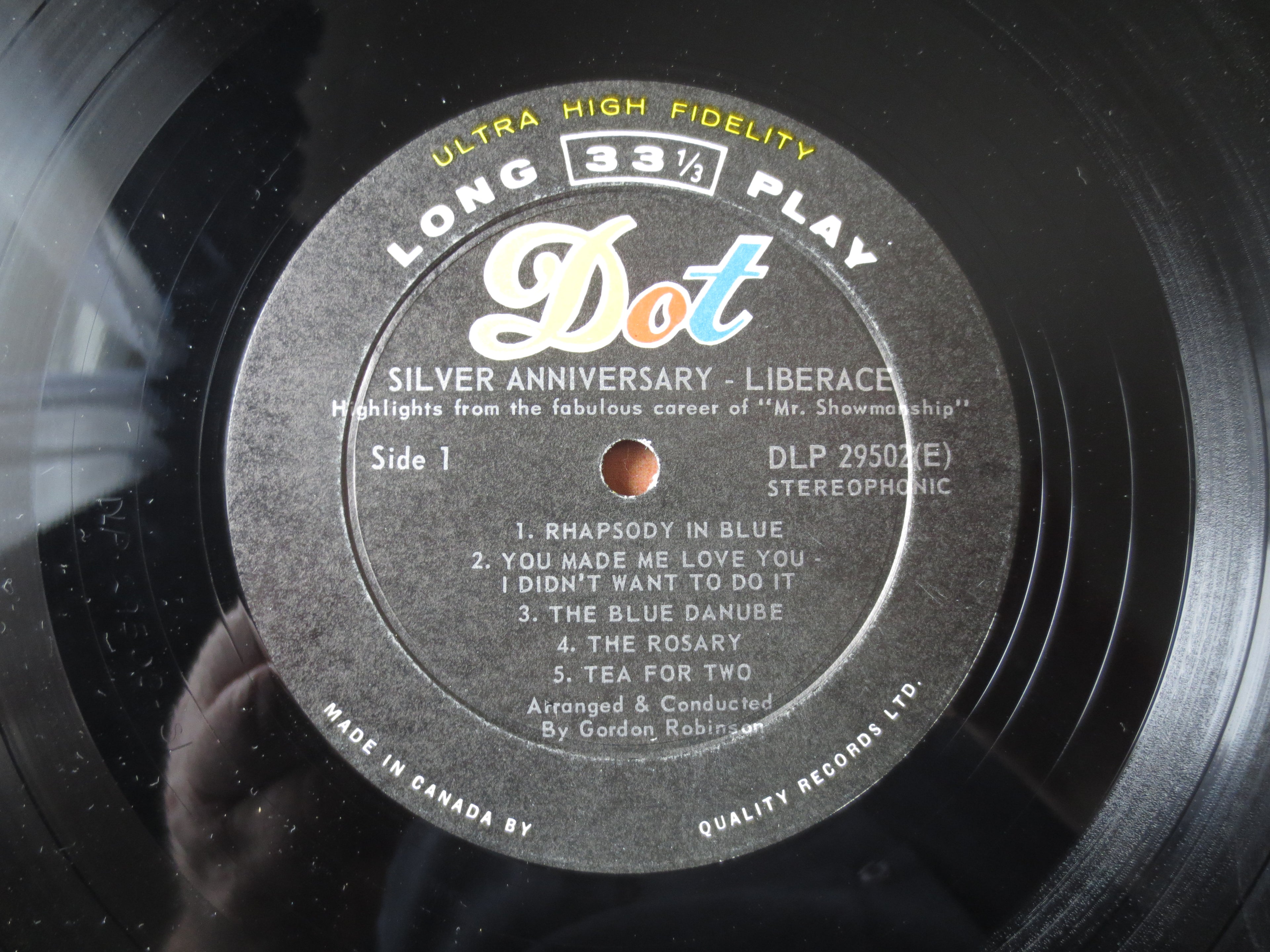 Liberace – Silver Anniversary (1965) Vinyl LP