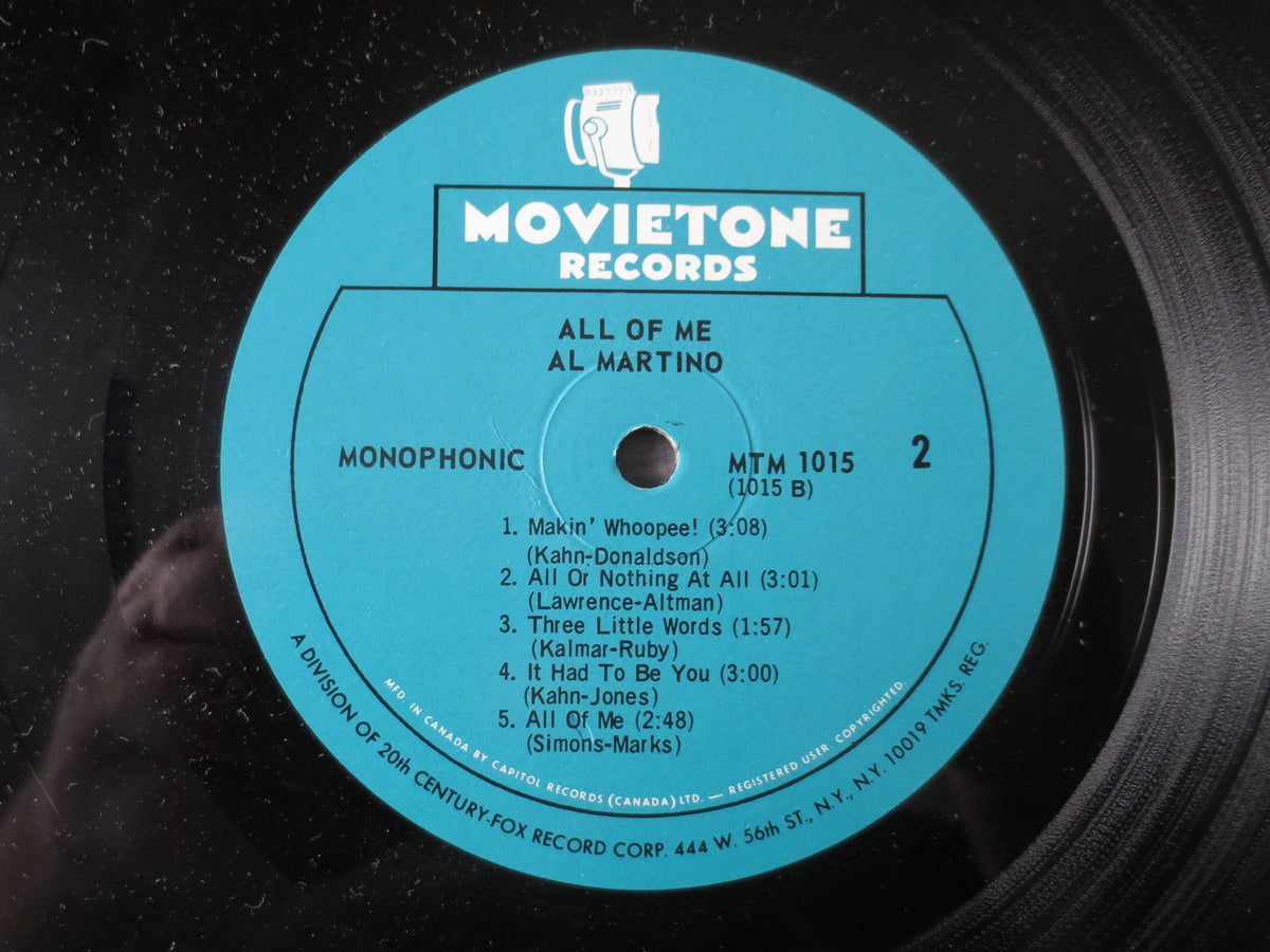 Al Martino – All of Me (1967) Vinyl LP