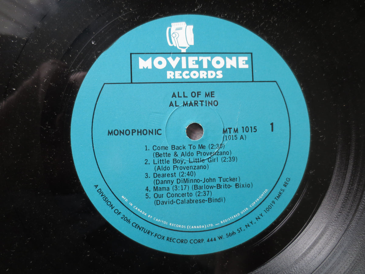 Al Martino – All of Me (1967) Vinyl LP