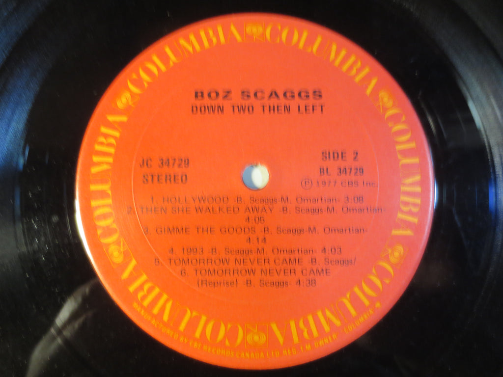 Boz Scaggs – Down Two Then Left (1977) Vinyl LP