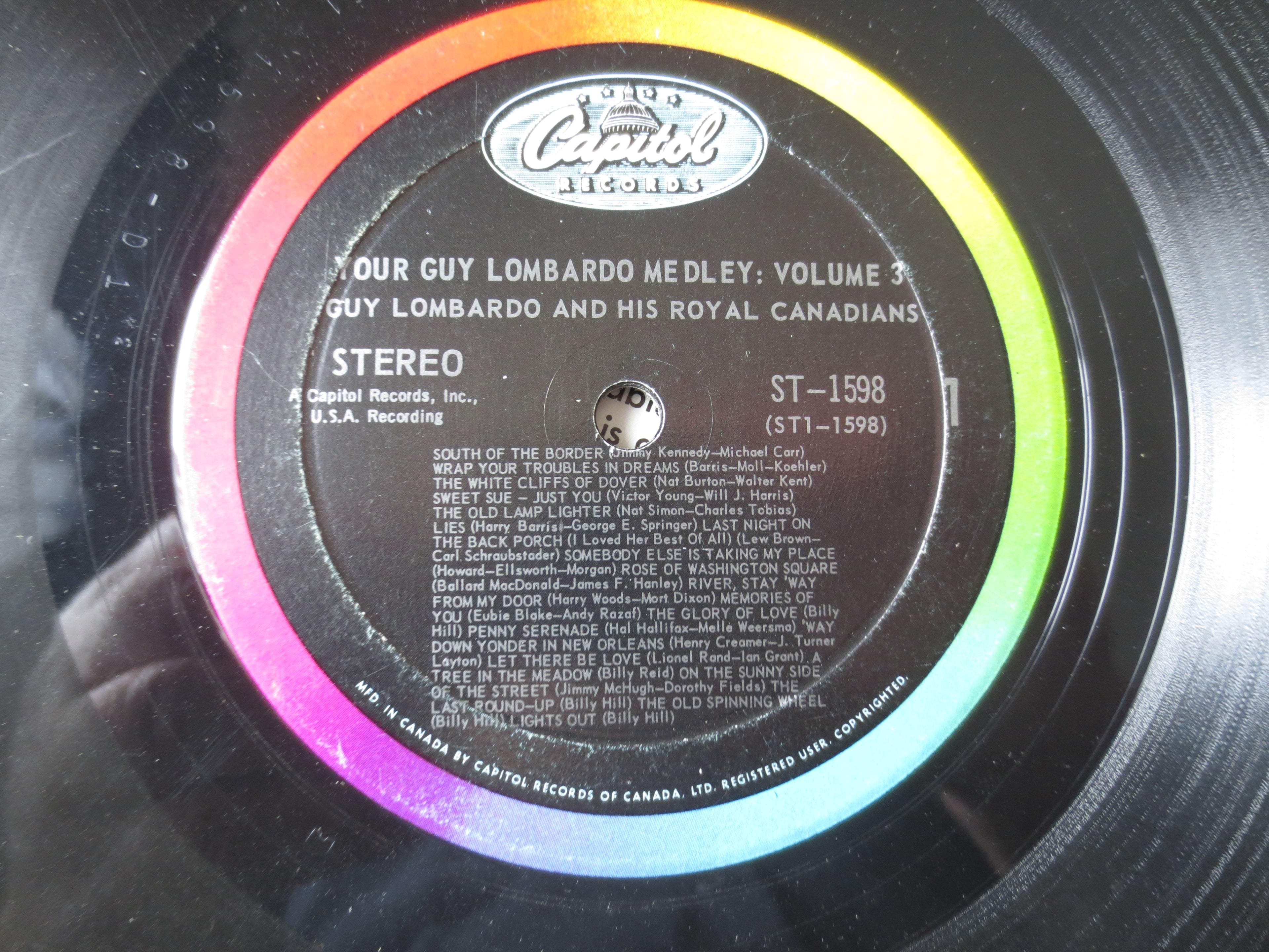 Guy Lombardo – Your Medley Vol. 3 (1961) Vinyl LP