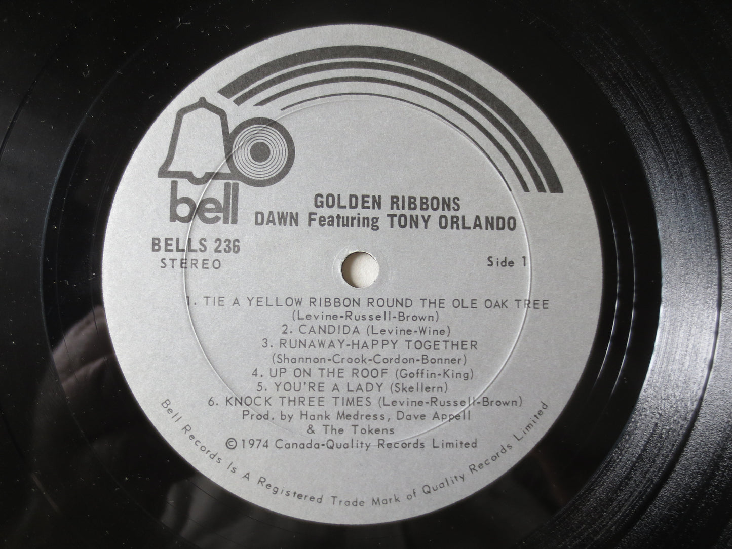 TONY ORLANDO, Dawn Record, Golden Ribbons, Tony Orlando Record, Tony Orlando Album, Tony Orlando lp, Vinyl Lp, 1974 Records