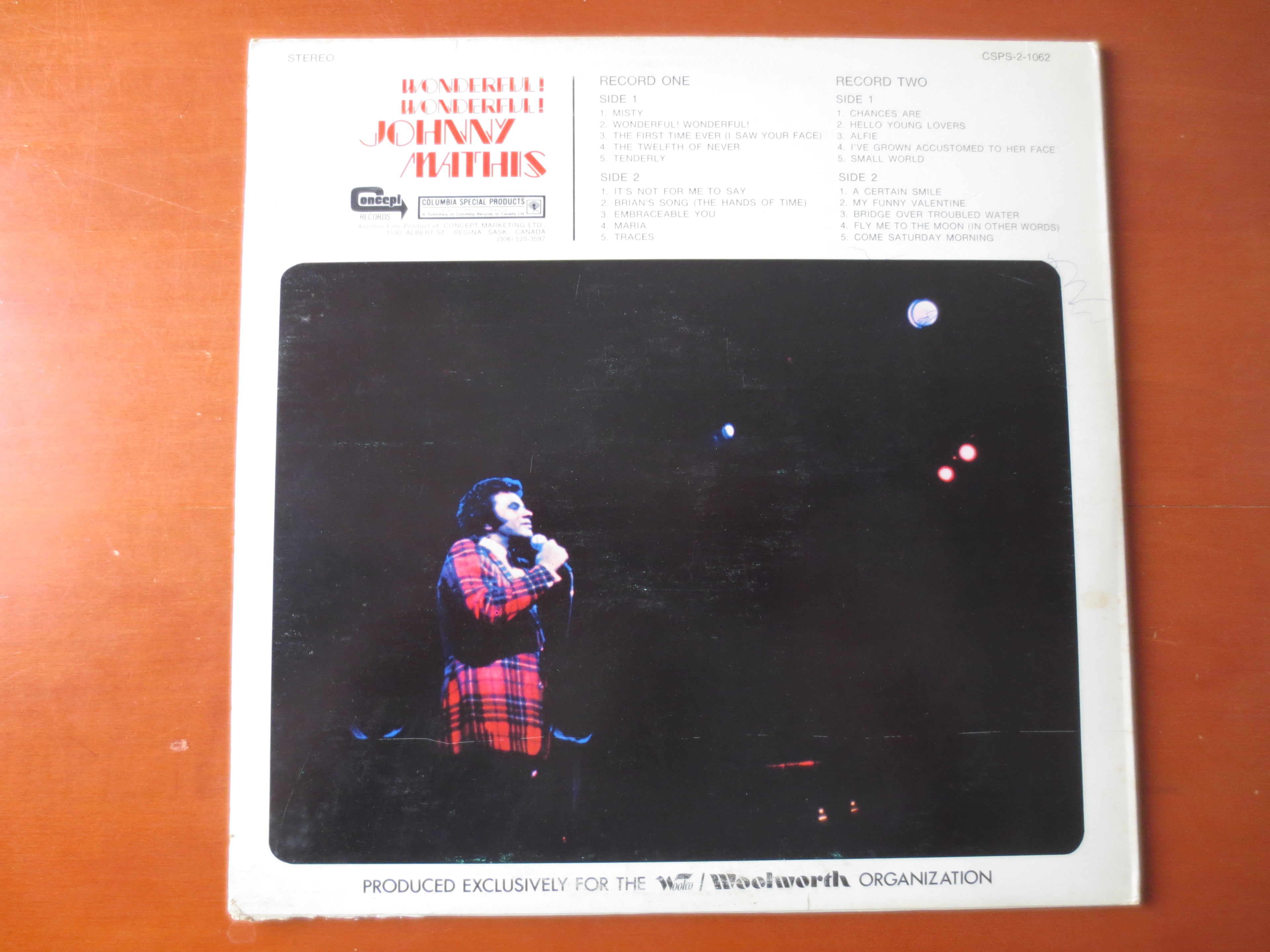 Johnny Mathis – Wonderful (1972) Vinyl LP