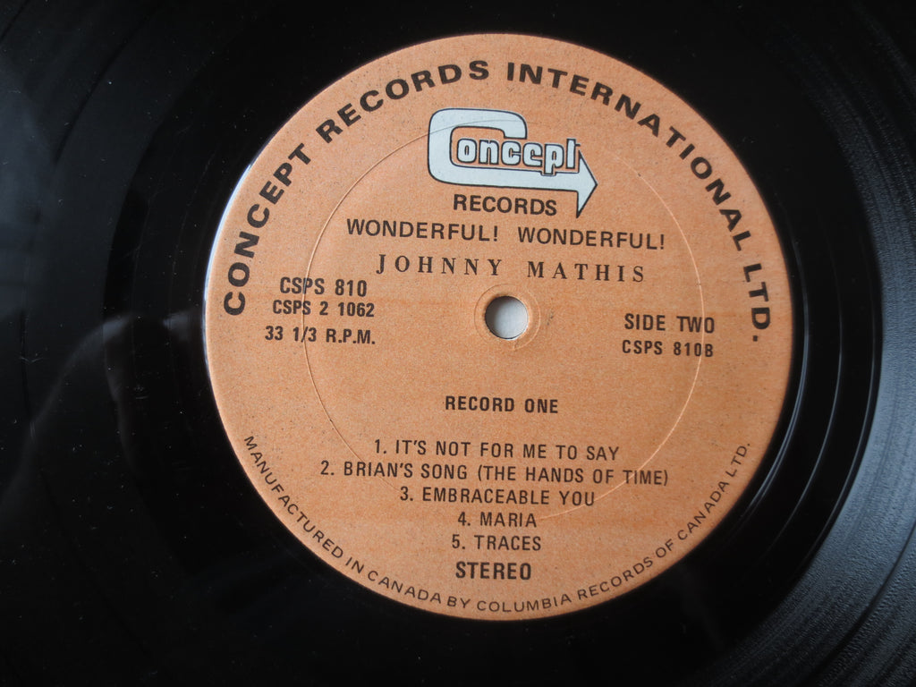 Johnny Mathis – Wonderful (1972) Vinyl LP