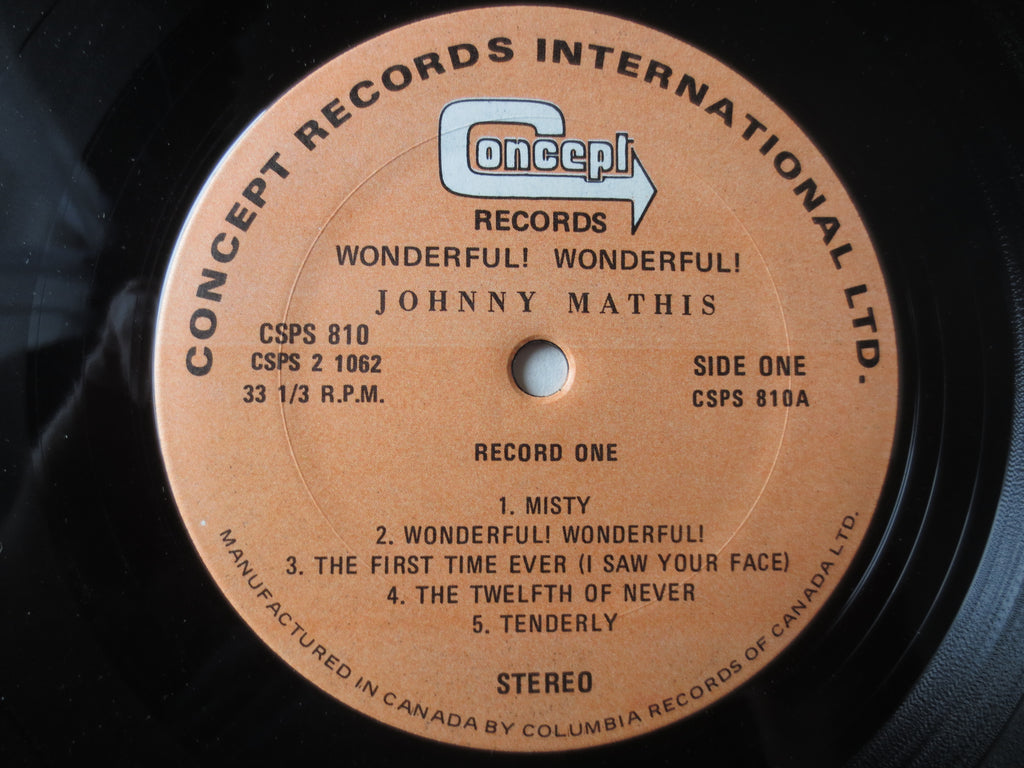 Johnny Mathis – Wonderful (1972) Vinyl LP
